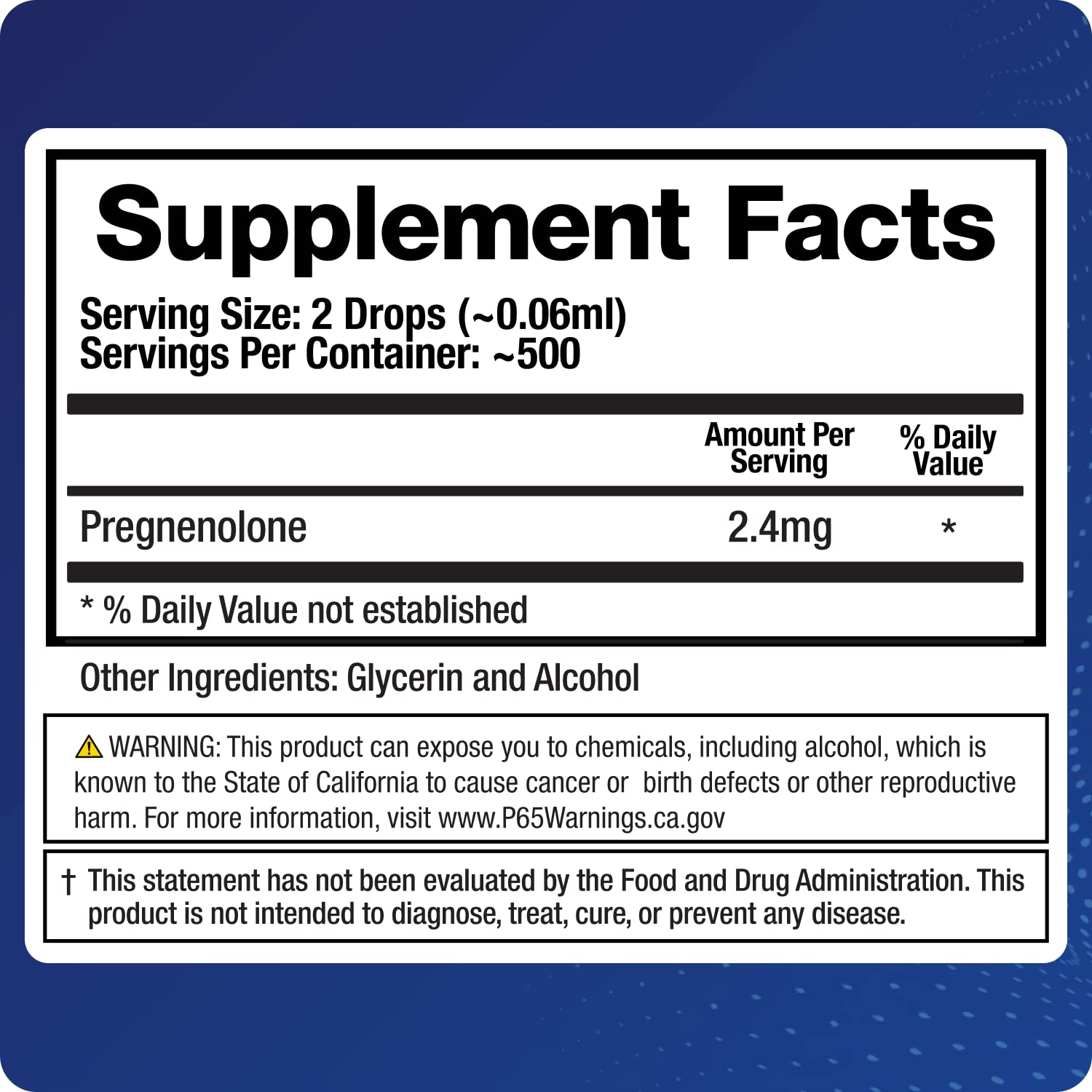 BioMatrix Pregnenolone 2.4 mg Per Dose, 1,200 mg Total (Equivalent to 3,000 mg of Oral BioMatrix uk supplements