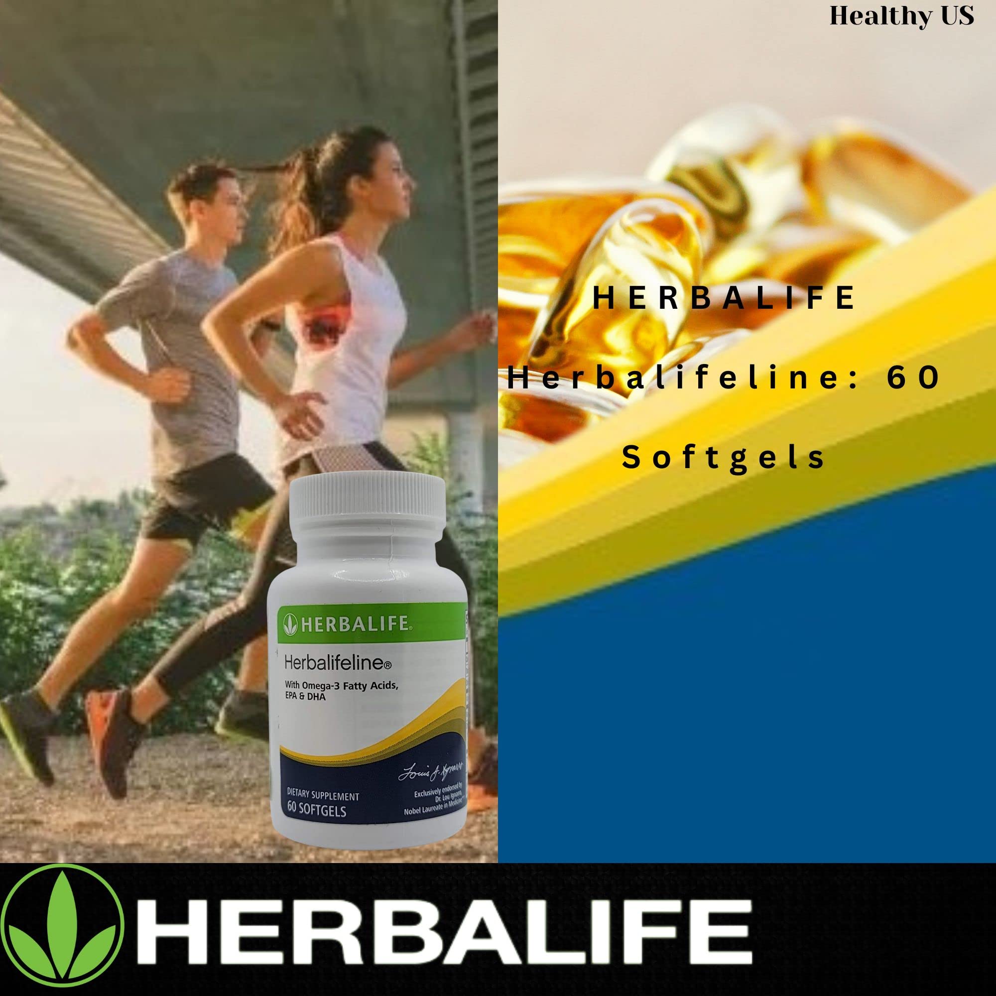 Herbalife Herbalifeline: 60 Softgels with Vitamin E, Marine Lipid Complex, Omega-3 Fatty Herbalife uk supplements
