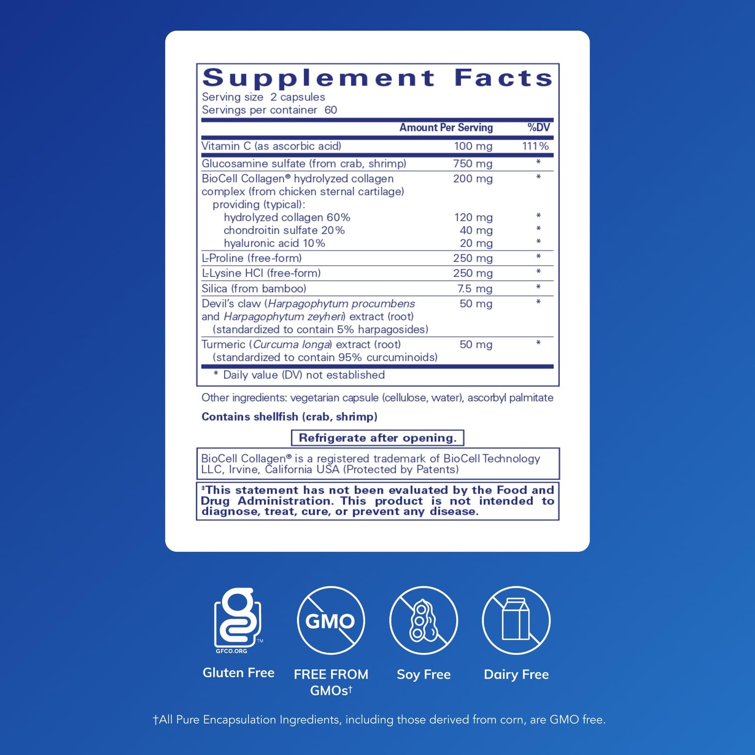 Pure Encapsulations - Ligament Restore - Dietary Supplement Helps Maintain Healthy Tendons, Ligaments and Joints - 120 Capsules Pure Encapsulations uk supplements