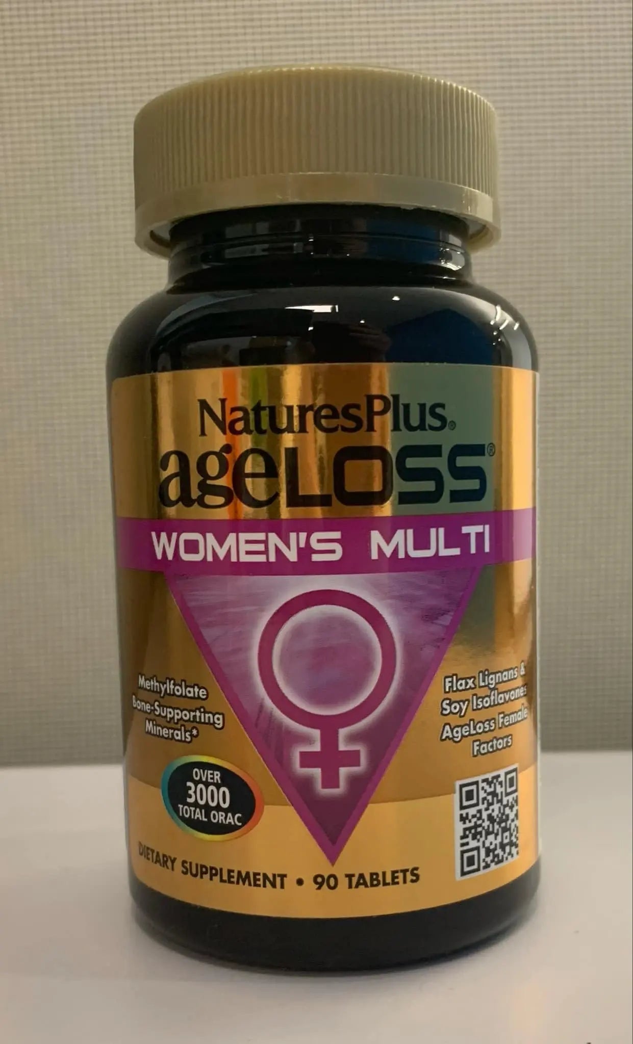 NaturesPlus AgeLoss Women’s Multi - 90 Tablets - Anti-Aging Multivitamin & Mineral Supplement, Menstrual & Menopausal Support, Antioxidant Nature's Plus uk supplements