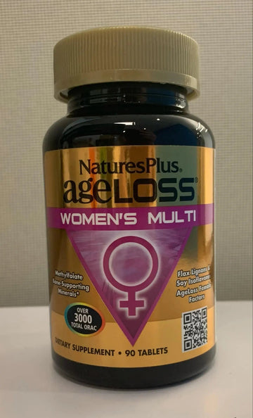 NaturesPlus AgeLoss Women’s Multi - 90 Tablets - Anti-Aging Multivitamin & Mineral Supplement, Menstrual & Menopausal Support, Antioxidant Nature's Plus uk supplements