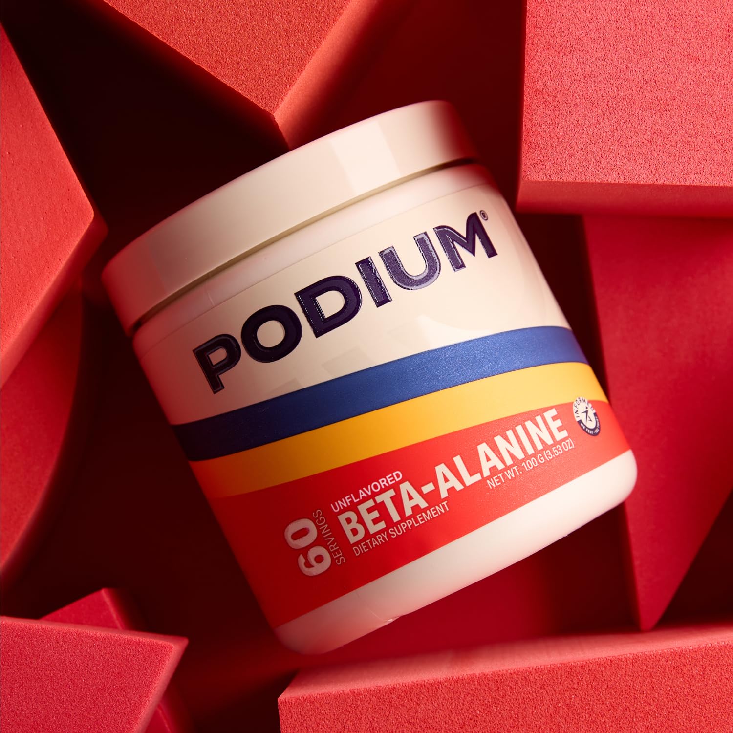 Podium Nutrition, Solos | Beta Alanine, 60 Servings, Unflavored, Boost Athletic Performance Podium Nutrition uk supplements