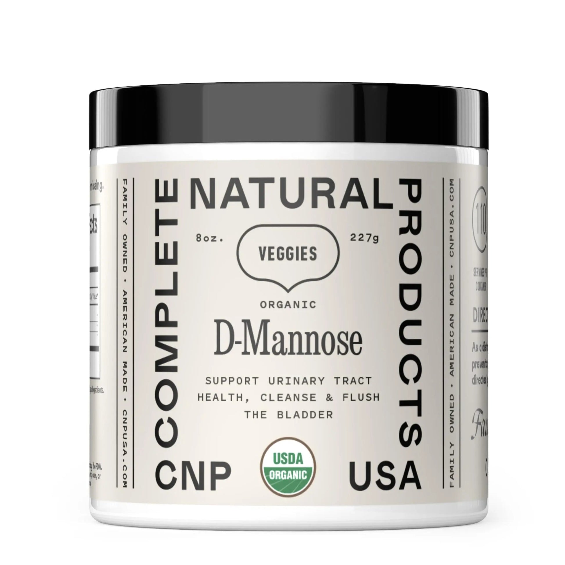 CNP Organic D Mannose Powder 2000mg - Powder D Mannose Supplement for UTI Support, Pure D-Mannose Powder from Guar Beans, Vegan Non GMO Clean Formula, Bladder Urinary Tract Health Supplement Use Complete Natural Products uk supplements