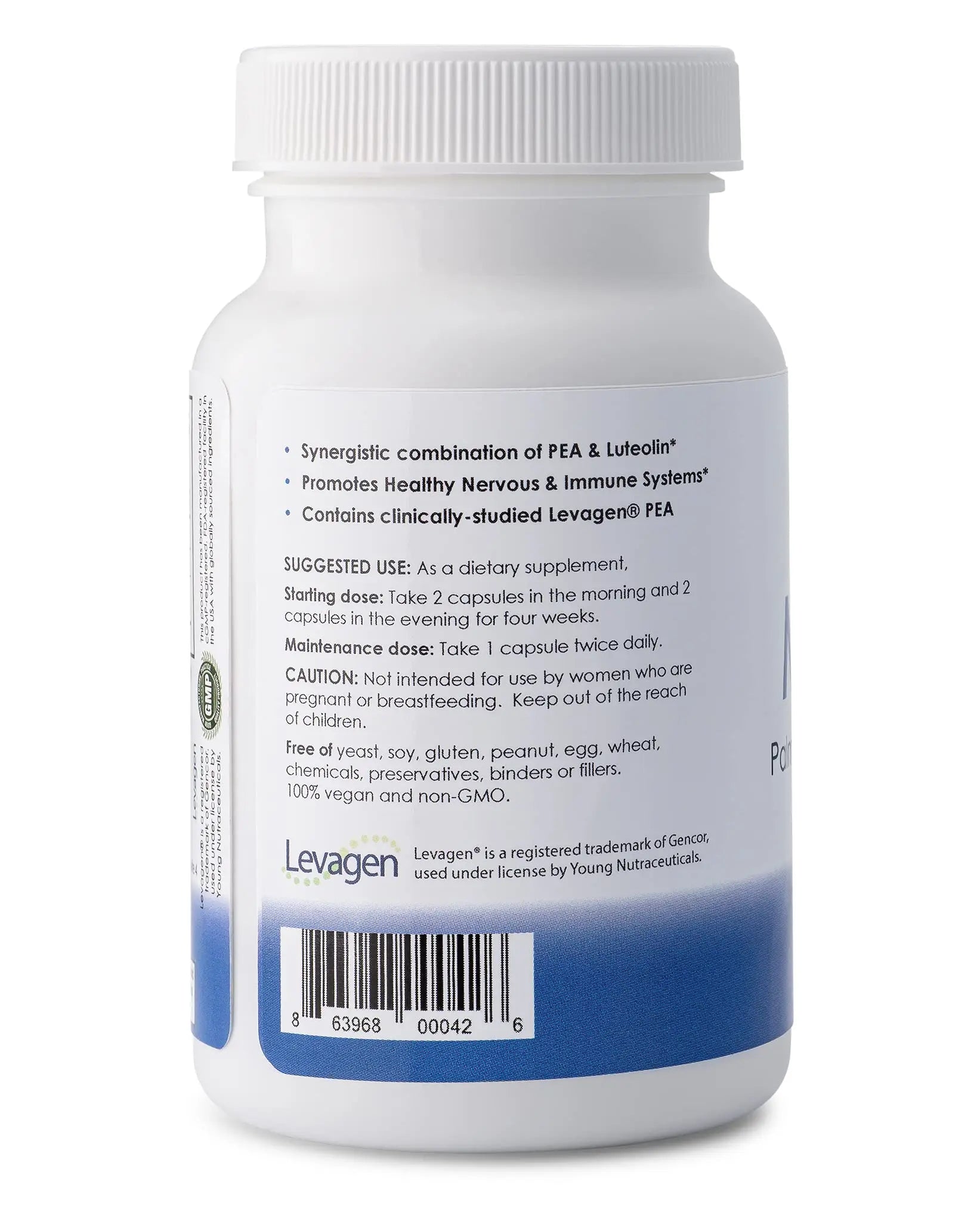 Mirica® - Pea (Palmitoylethanolamide) and Luteolin - Comfort Support - Supports Healthy Immune and Nervous Systems - 120 Capsules Mirica uk supplements