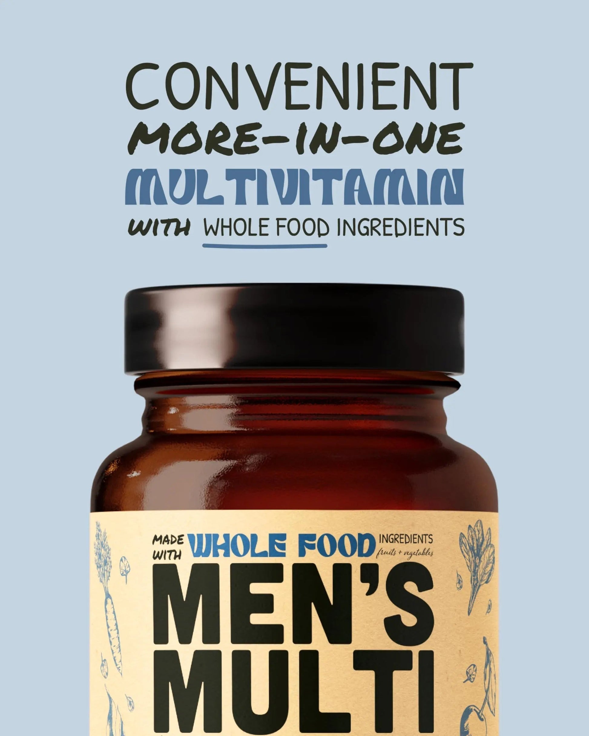 Multivitamin for Men - Daily Men’s Multivitamin - Methylated B Complex with Whole Food Ingredients, Vitamin B12, Folate sapling uk supplements