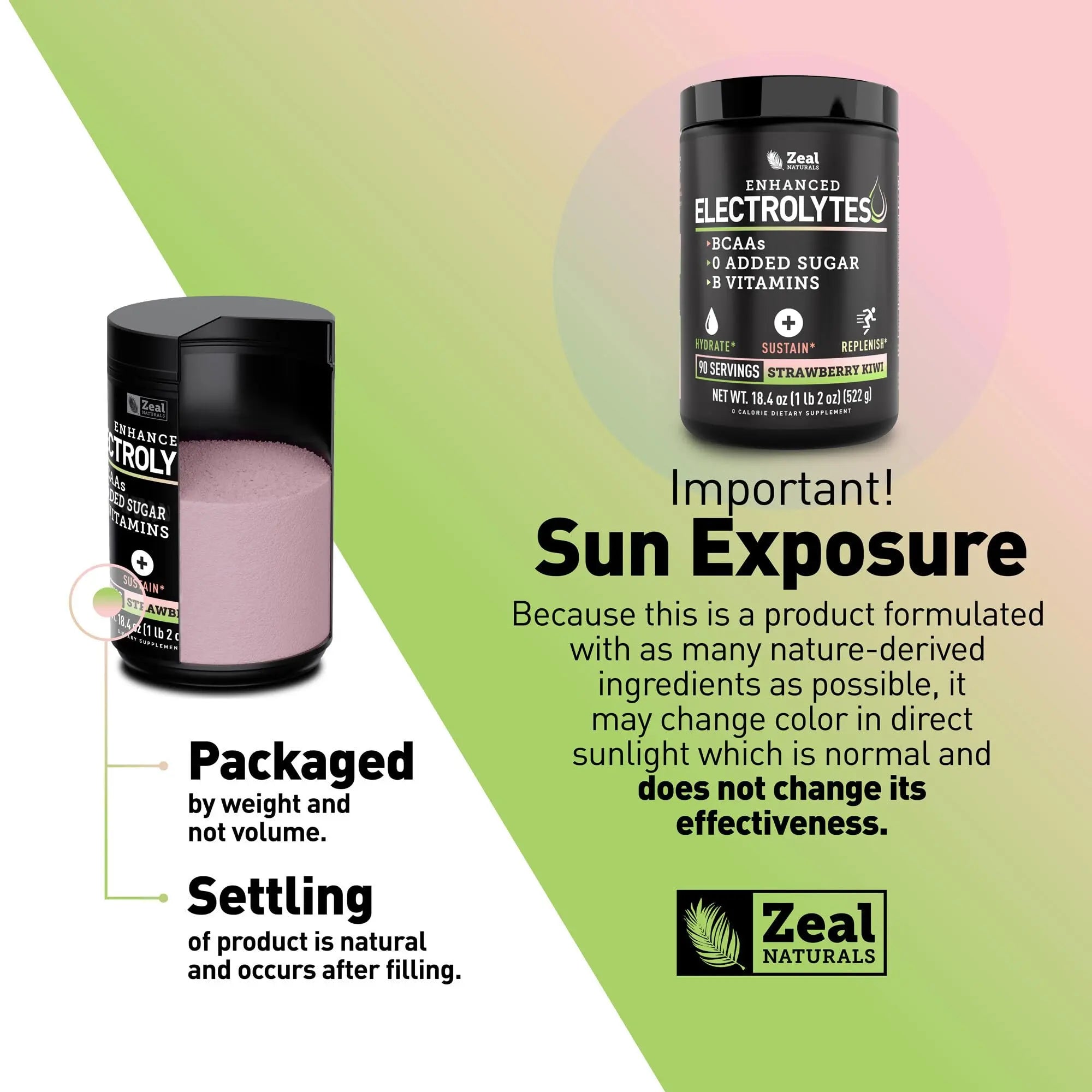 Zeal Electrolyte Powder - 90 Servings | Keto Electrolytes Powder | Zero Sugar, BCAAs, B-Vitamins | Potassium, Zinc, Magnesium Zeal Naturals uk supplements