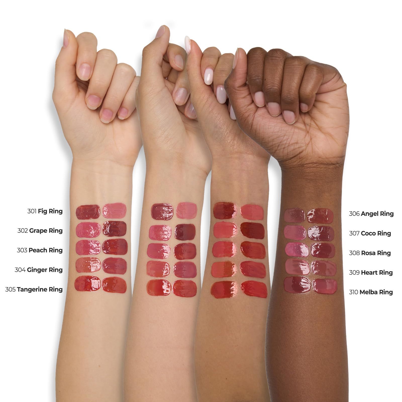 Laka Jelling Nude Gloss, 4.5g/0.15oz, Sheer Hydrating Lip Oil with No Stain, Non-Sticky, Nourishing Gloss for a Glowy Look, K-Beauty (#306 Angelring) Laka uk supplements