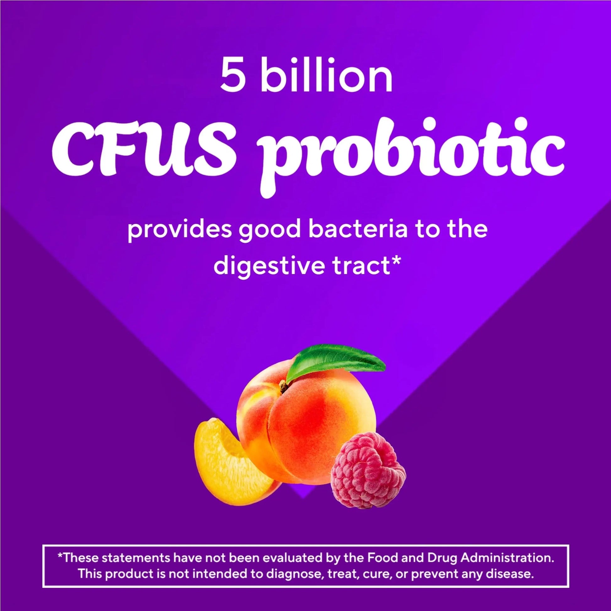 vitafusion Probiotic Gummy Supplements, Raspberry, Peach and Mango Flavors, Probiotic Nutritional Supplements With 5 Billion CFUs Vitafusion uk supplements