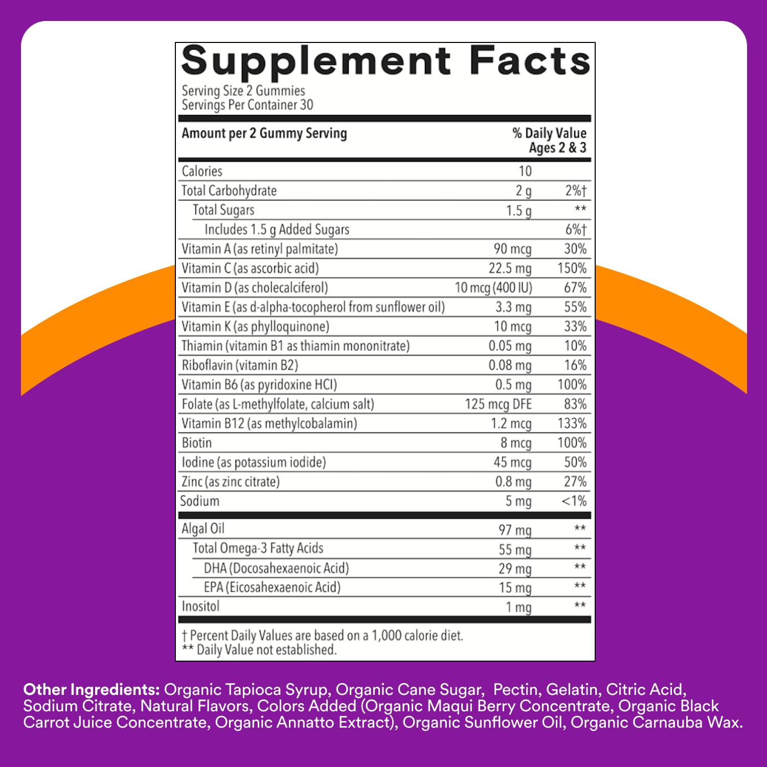 SmartyPants Toddler Multivitamin Gummies - Improved Formula: Omega 3 (DHA/EPA), Vitamins D3, C, Vitamin B12, B6, A, K & Zinc SmartyPants uk supplements