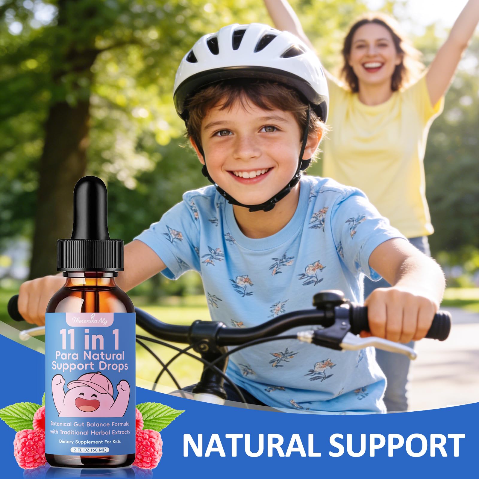 Theronika Aly Parasite Cleanse for Humans & Kids – Advanced Herbal Blend with Black Walnut, Wormwood, Clove, Digestive & Gut Balance Support, Alcohol-Free Liquid Drops, 30 Servings Theronika Aly uk supplements
