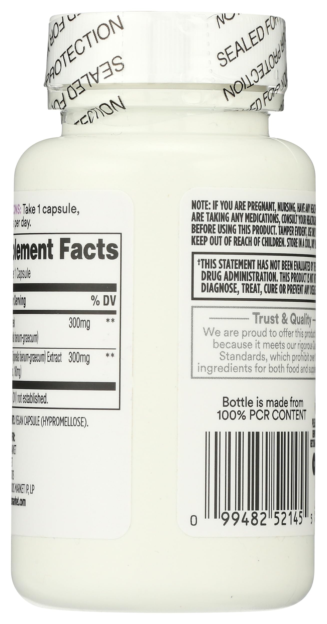 365 by Whole Foods Market, Fenugreek Standardized + Full Spectrum Blend, Lactation Support, Vegan Capsules, 60 Count 365 by Whole Foods Market uk supplements