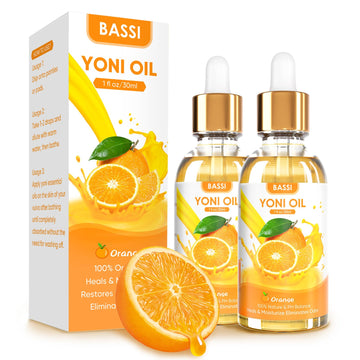 BASSI 2PCS Yoni Oil Organic Feminine Oil Vaginal Moisturizer - Ph Balance for Women - Feminine Deodorant BASSI uk supplements