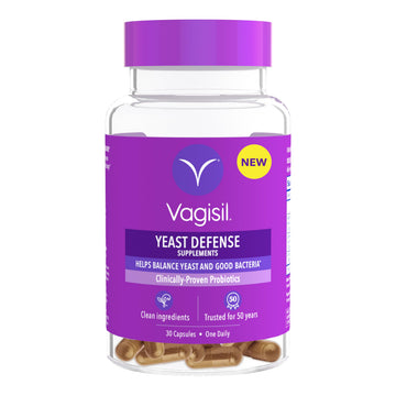 Vagisil Yeast Defense Supplements, Helps Balance Yeast and Good Bacteria, Clinically-Proven Probiotics Vagisil uk supplements