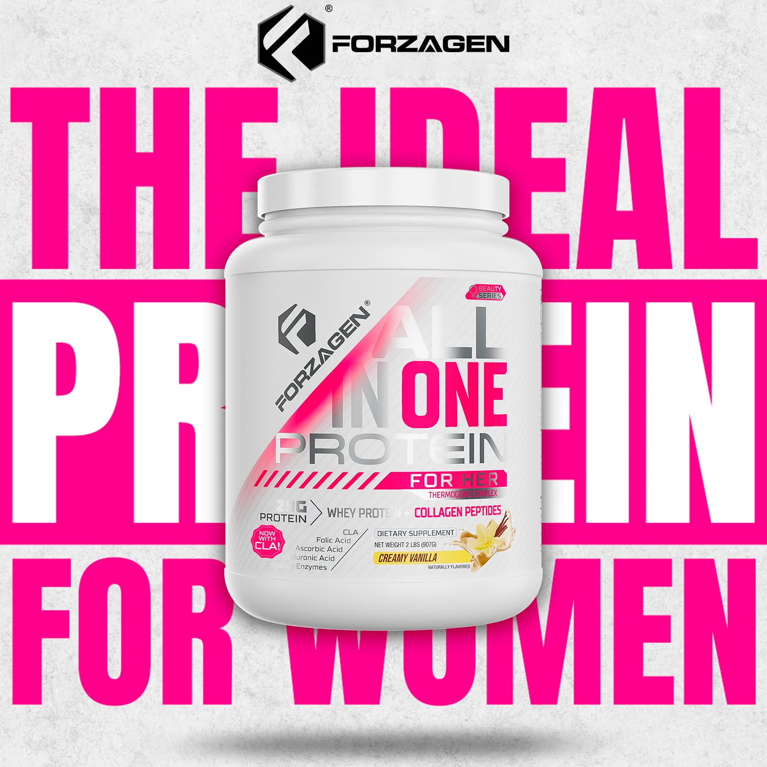 Forzagen All in One Protein for Her, Protein Powder for Women with Collagen Peptides Forzagen uk supplements