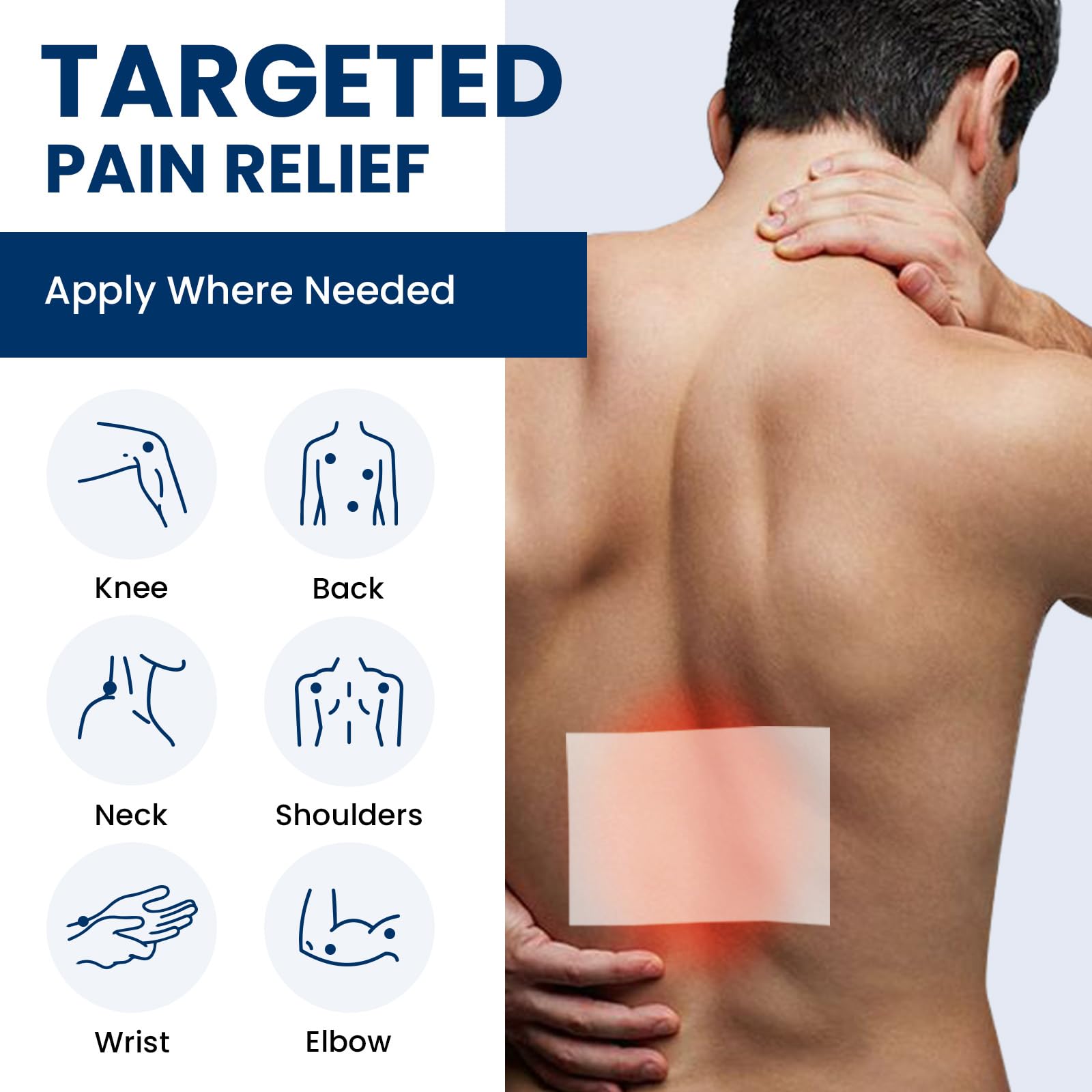 Sumifun 4% Lidocaine Pain Relief Patches 15 Counts Maximum Strength Numbing Gel Patch for Back Knee Neck Joint Ache Muscle Soreness Topical Analgesic Sumifun uk supplements