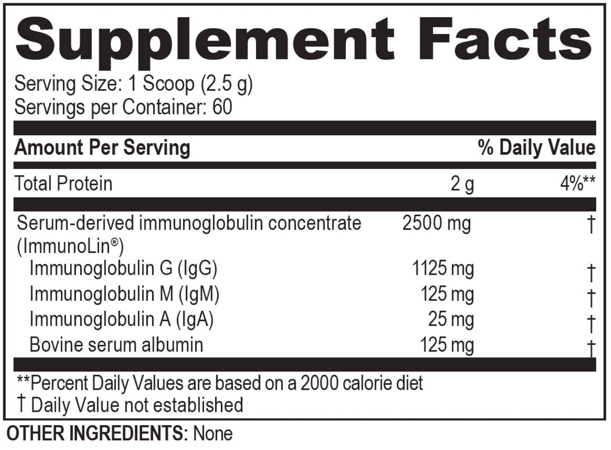 Brain Basics Ultra Pure IgG Supplement - Dairy-Free Supplement IgG-Immunolin Powder, Blended Vitamin & Mineral Supplements, 150g, 60 Servings Brain Bean uk supplements