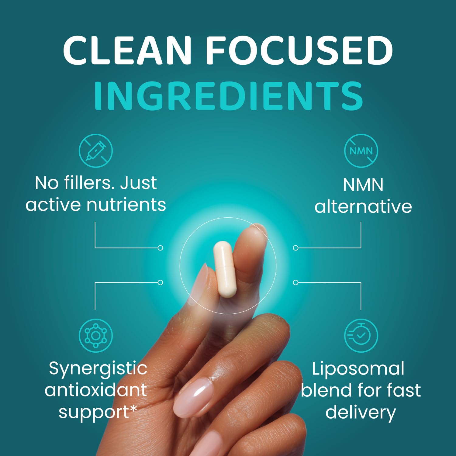 NAD+ Elite Complex – Direct NAD+ 300 mg with Urolithin A, Resveratrol, CoQ10 & Antioxidant Blend – Cellular Energy, Mitochondrial Support & Healthy Aging – Vegan, Non-GMO, 60 Capsules (30 Servings) Simply Nature's Pledge uk supplements