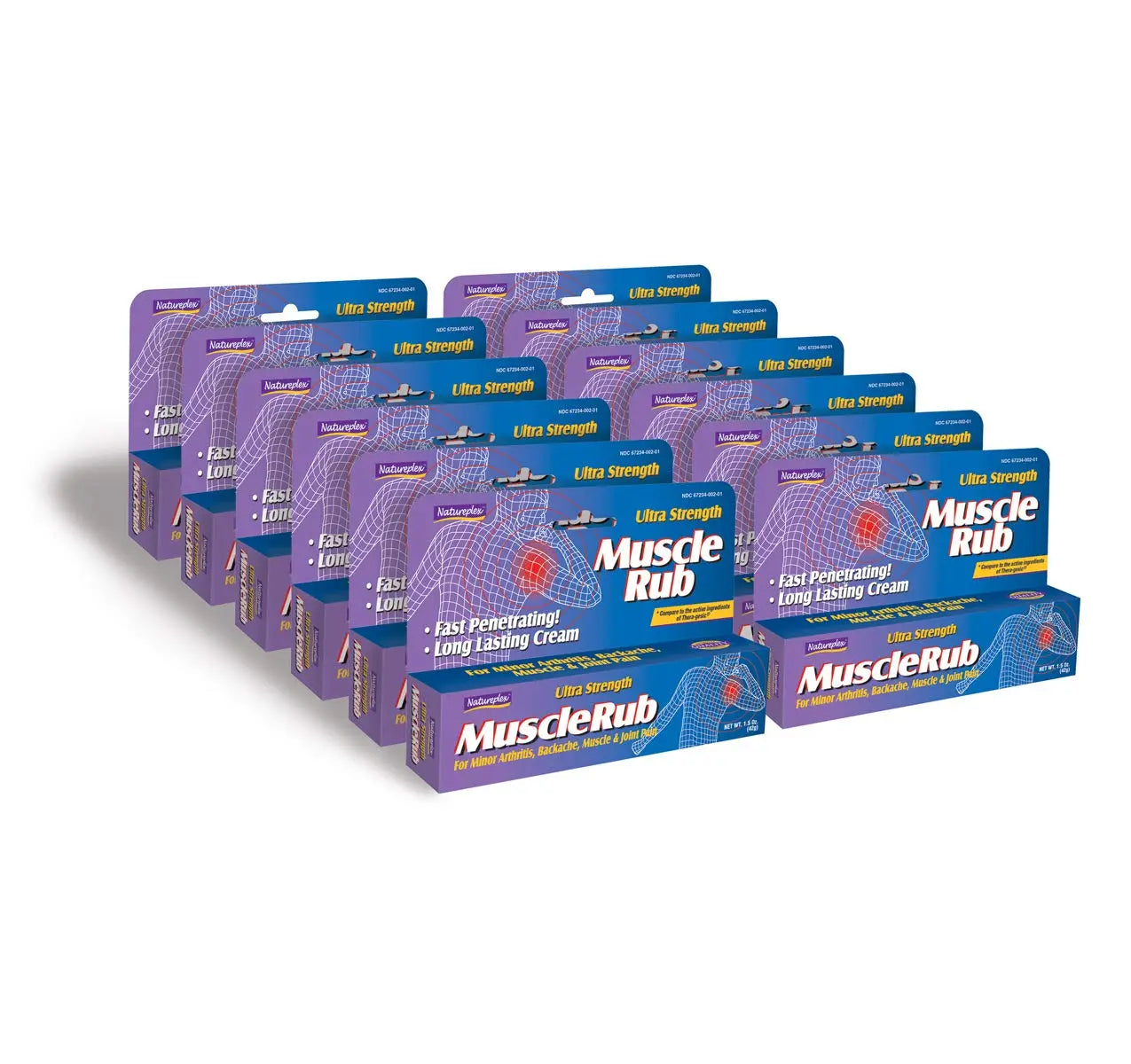 Ultra Strength Muscle Rub 24 Pack Natureplex uk supplements