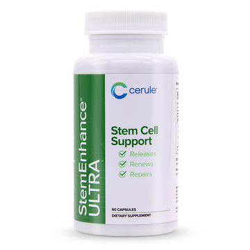 Cerule StemEnhance Ultra Natural Stem Cell Support Supplement – Freshwater Microalgae and Marine Macroalgae Extracts for Cellular Renewal, Immune Function, Energy, and Tissue Recovery – 60 Capsules Cerule uk supplements