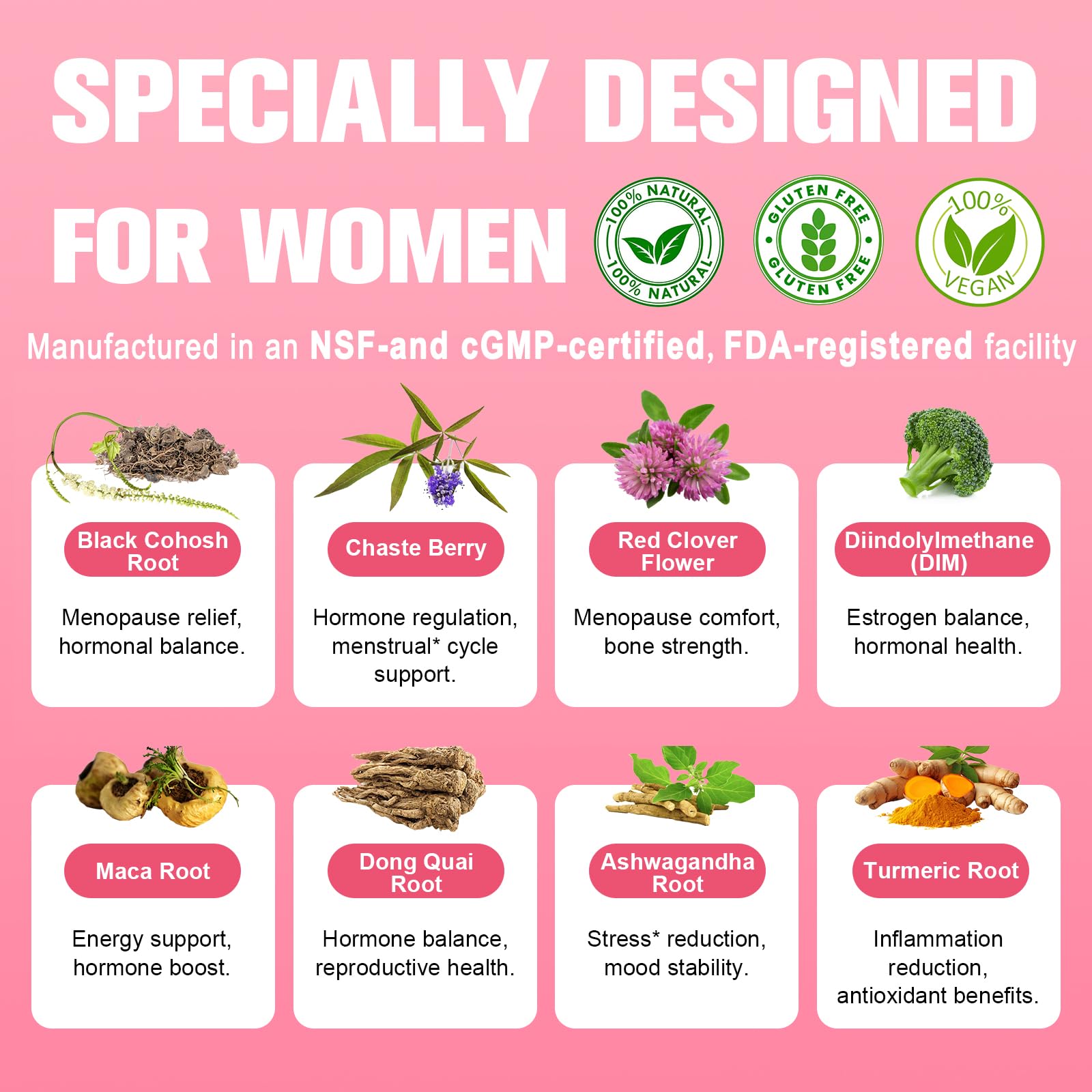 40-in-1 Menopause Supplements for Women, Multibenefit & Complete Black Cohosh for Hot Flashes, Night Sweats & Hormone Balance, w/ Probiotics, DIM, Vitex, Dong Quai, Red Clover and More, 120 Vegan Caps Totaria uk supplements