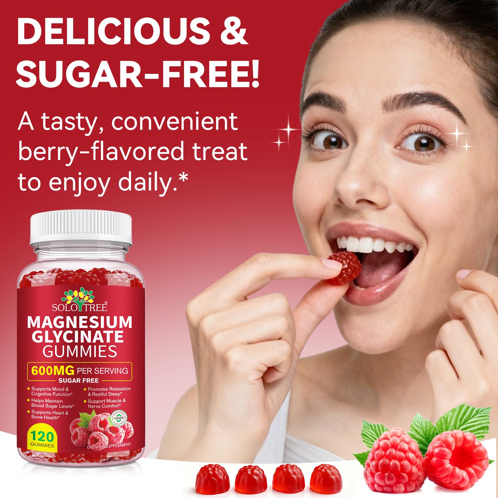 120 Count Magnesium Glycinate Gummies with L-Threonate（600mg Per Serving）,High Absorption Sugar Free Magnesium Potassium Supplement for Relaxation, Stress Relief, and Sleep Support for Adults & Kids WOJBALMN uk supplements