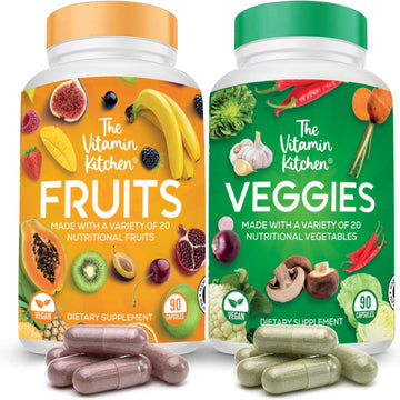 The Vitamin Kitchen Fruit and Veggie Supplements-90 Fruits, 90 Veggies Capsules The Vitamin Kitchen uk supplements