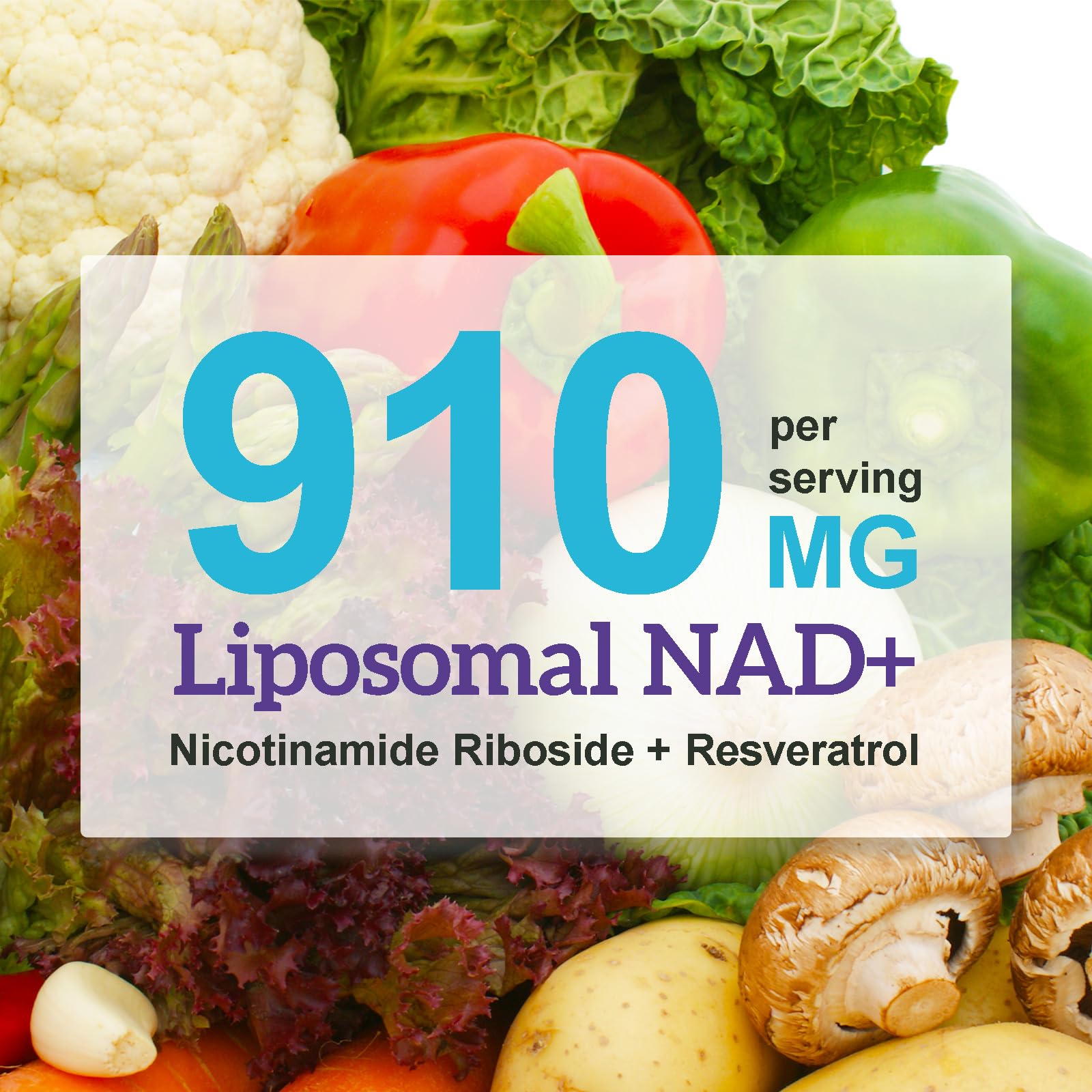 NAD+ Supplement Alternative - Liposomal Nicotinamide Riboside - Resveratrol & Quercetin - High Purity NAD Supplements for Anti-Aging, Focus, Energy 120 Capsules Ruduwu uk supplements