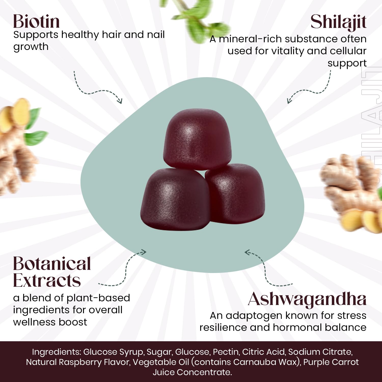 The EverÉ Natural Alchemy Evere RootRise Gummies - Shilajit + Ashwagandha Gummies The EverÉ Natural Alchemy uk supplements