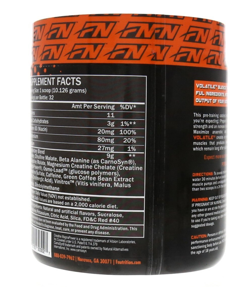Formutech Nutrition Volatile Pre Workout, Cherry Lemonade, w/2 Forms of Creatine Formutech Nutrition uk supplements