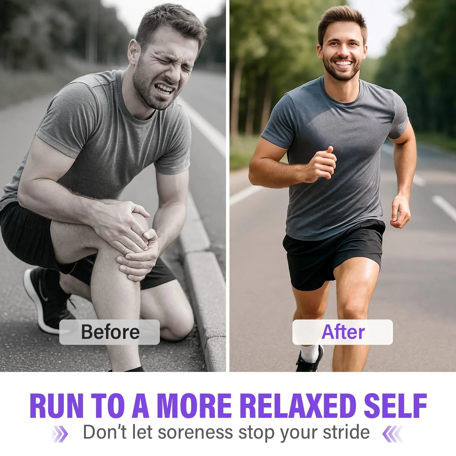Joint Purple Gel, Fast-Absorbing Soothing Relief Massage Gel with Natural Extracts, Support Muscle, Joint, Shoulder, Knee, Back, Lumbar & Muscle Stiffness WKCWKC uk supplements
