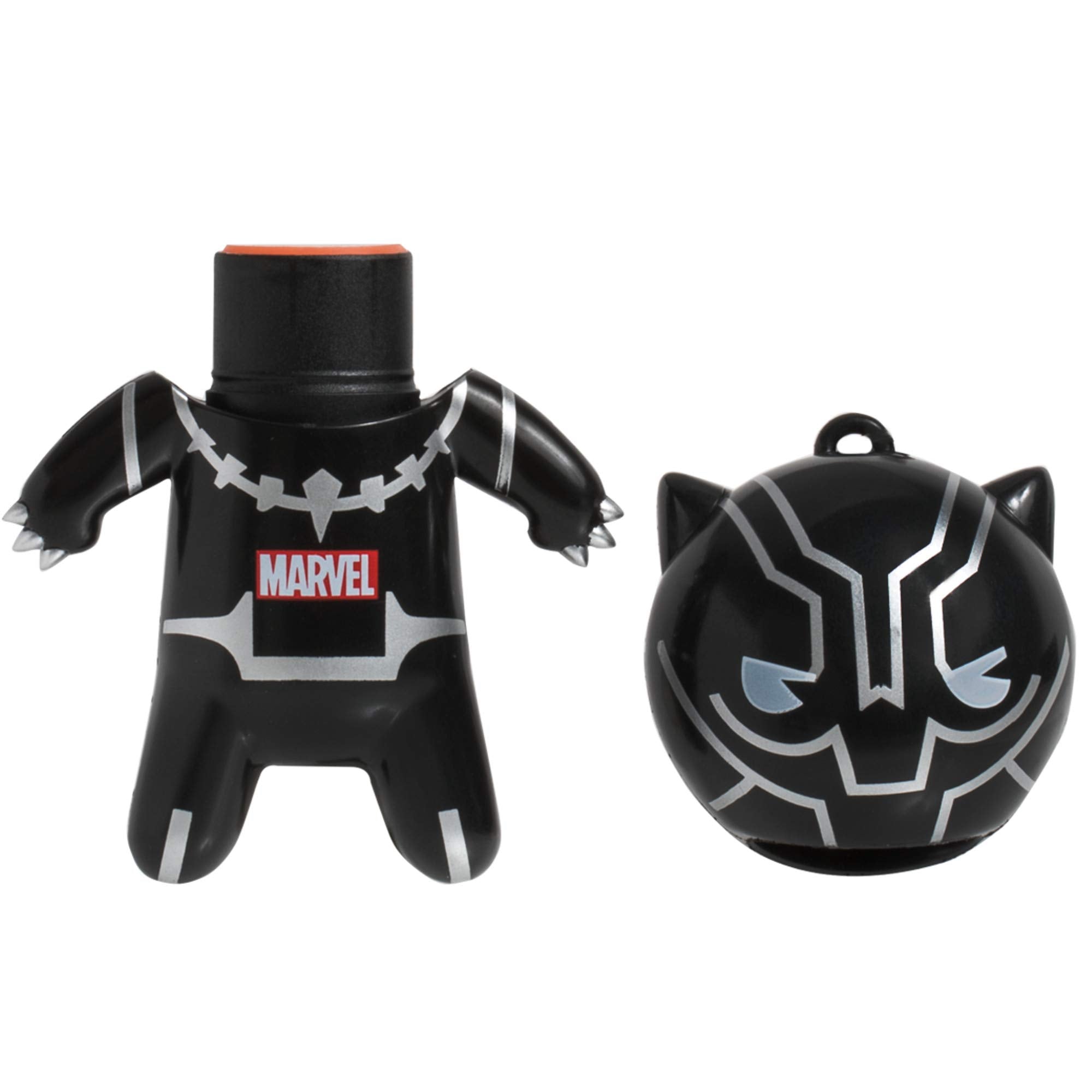 Lip Smacker Marvel Lip Balm Keychain, Clear & Glossy, Fun & Giftable, Cruelty Free - Black Panther Lip Smacker uk supplements