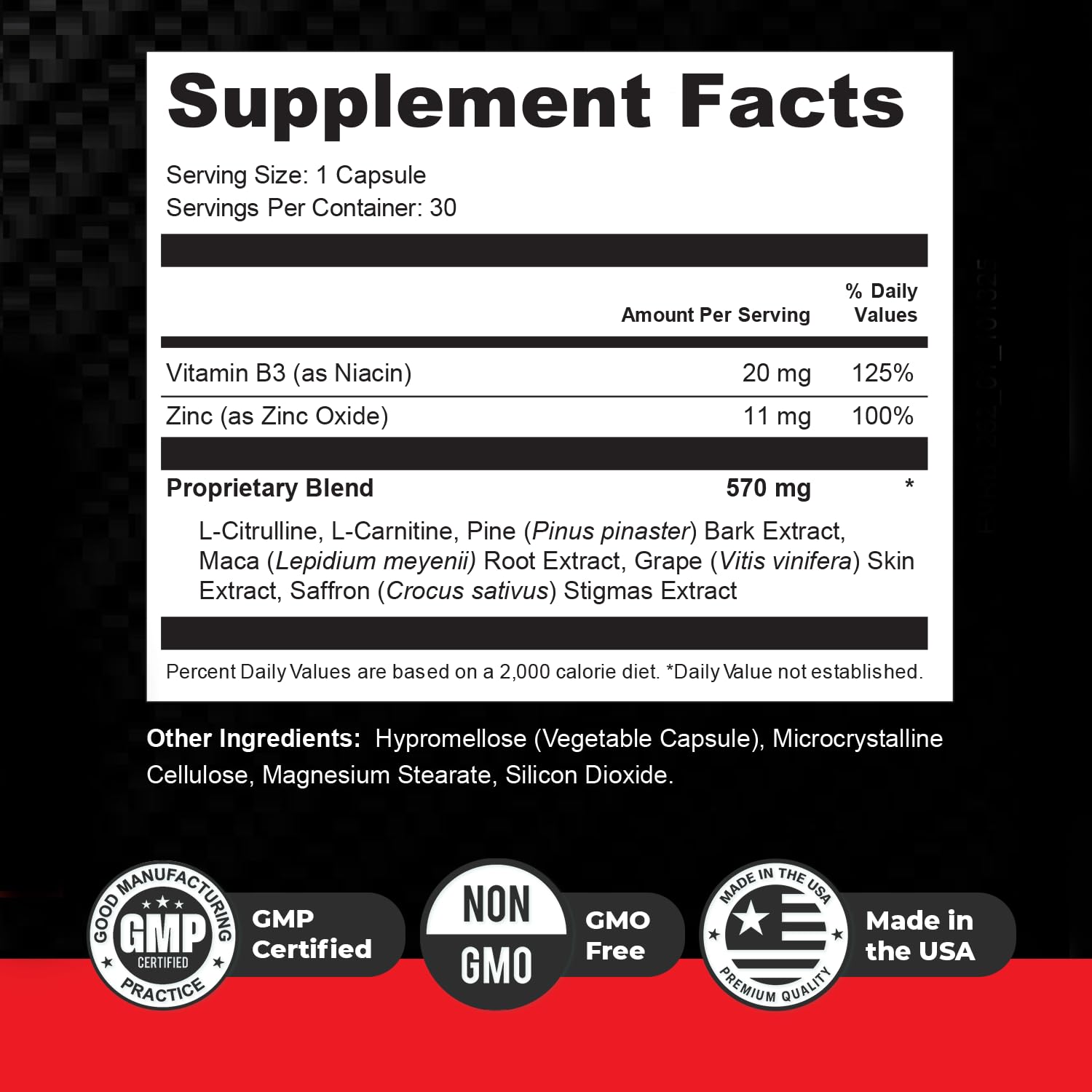 Orby EreForce – Natural Daily Wellness Supplement with L-Citrulline, L-Carnitine & Maca Root – 100% Natural, Non-GMO, GMP Certified, Made in USA – 30 Capsules, 1 Month Supply Orby uk supplements