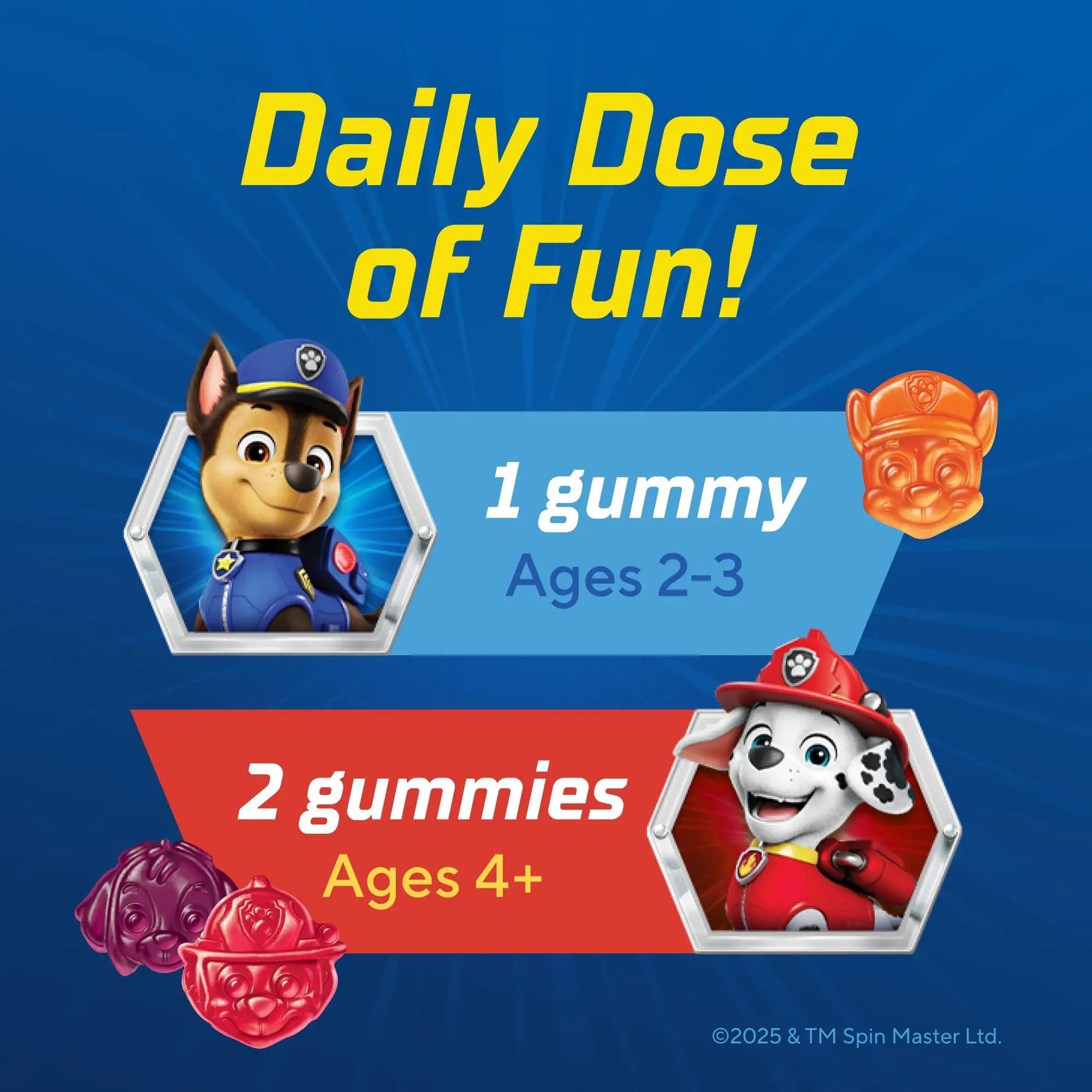L’il Critters Paw Patrol Gummy Vites Daily Gummy Multivitamin for Kids, Vitamin C, D3 for Immune Support Cherry Lil Critters uk supplements
