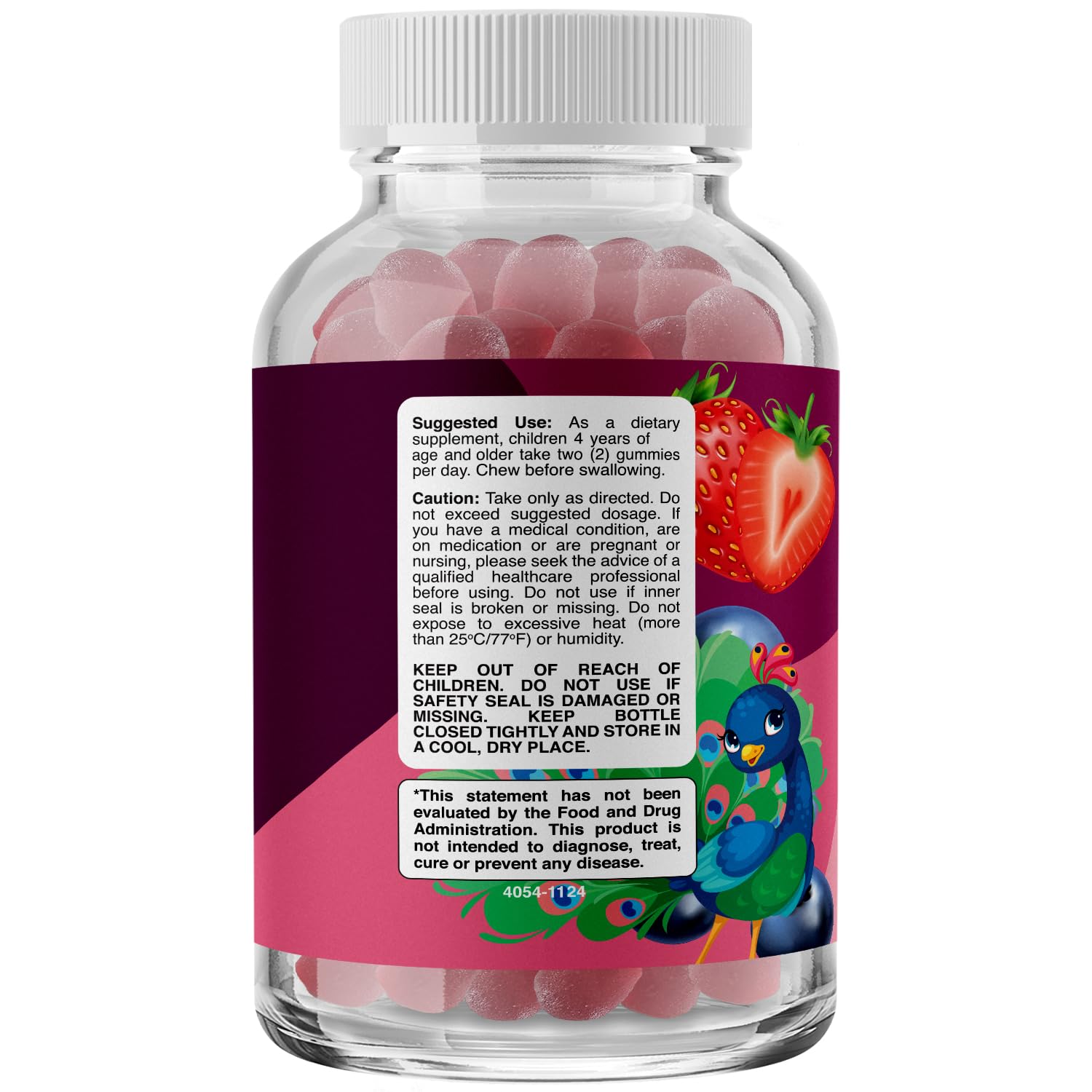 Phytoral Vegan Kids Focus Gummies - Potent Chewable Brain Support for Children - Enhances Concentration & Memory - Calming Supplements & Focus Gummies for Kids - Non-GMO & Gluten-Free - 60 Count Phytoral uk supplements