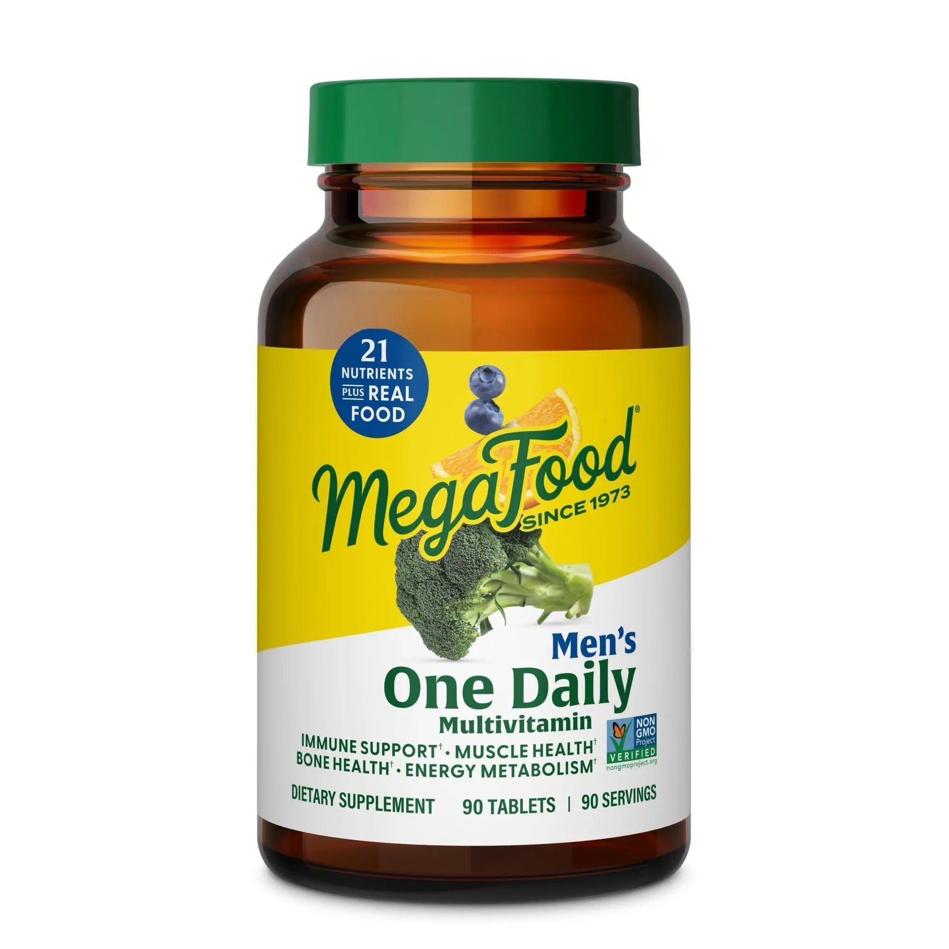 MegaFood One Daily Mens Multivitamins - Multivitamin for Men - Vitamin C, Vitamin D3 & Vitamin B12 - Muscle, Energy Metabolism & Immune Support MegaFood uk supplements