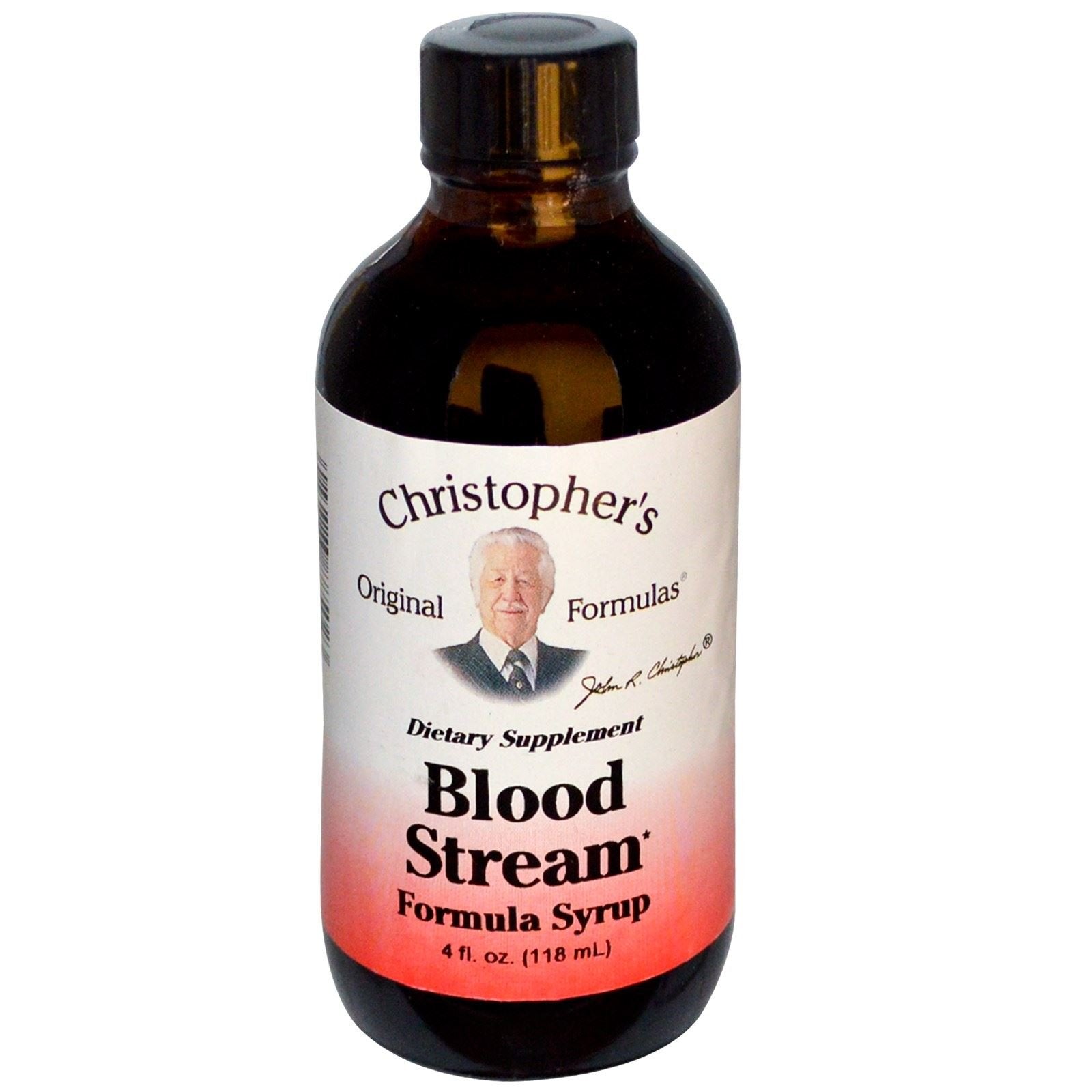 Bloodstream Cleanse Syrup (Replaces Red Clover Combination) - 4 oz - Liquid Dr. Christopher's uk supplements