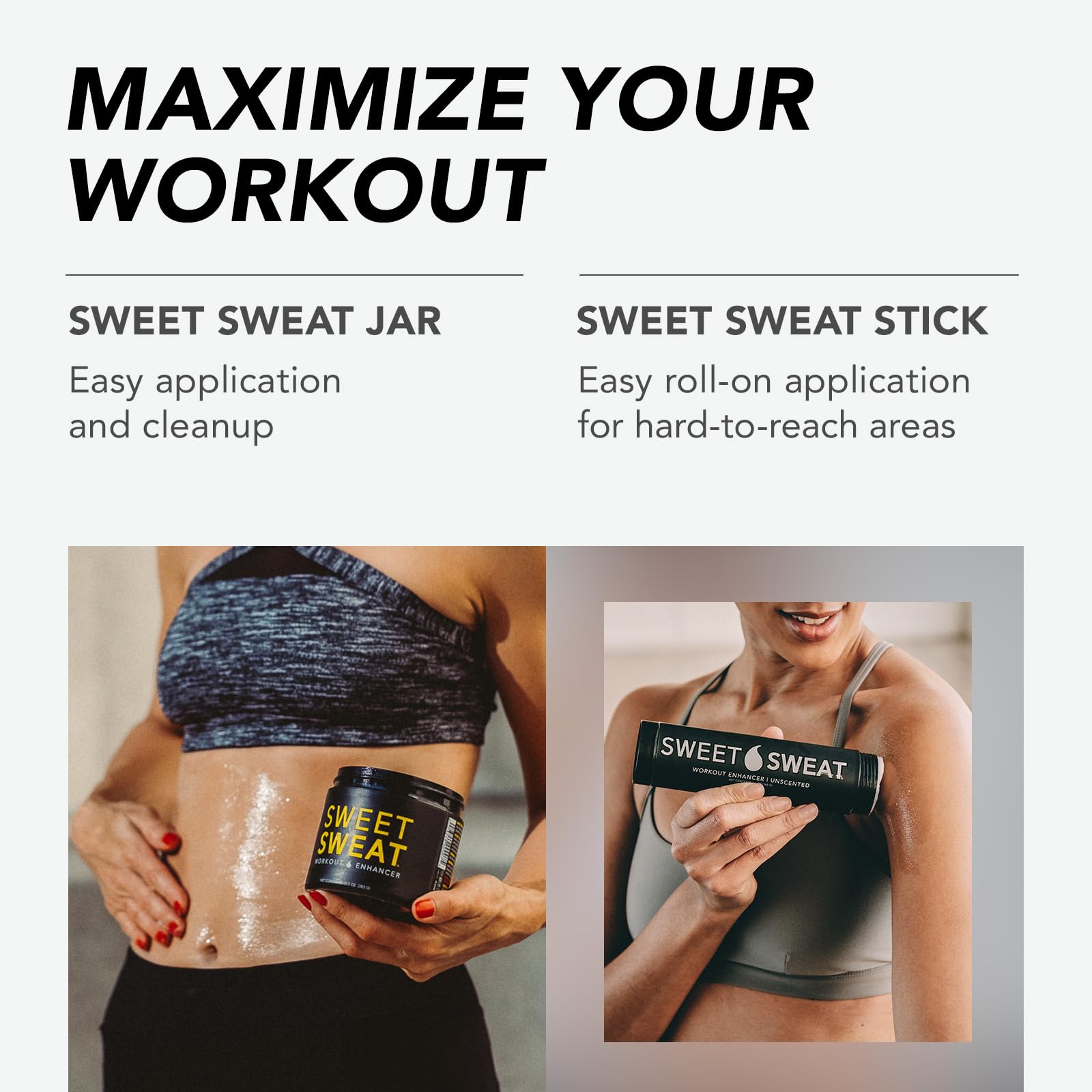 Sweet Sweat 'Workout Enhancer' Gel - Maximize Your Exercise & Sweat Faster - 13.5oz Sports Research uk supplements