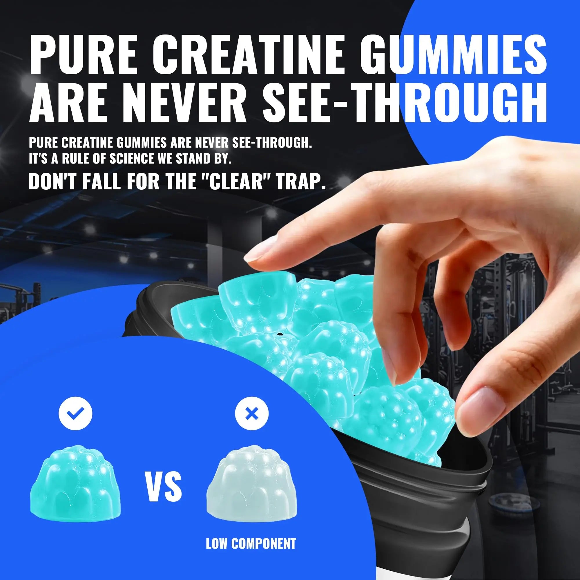 Natures Aid NSF Certified Creatine Gummy 5g - Creatine Monohydrate Gummies – Pre-Workout Energy & Muscle Growth Support for Men & Women Natures Aid uk supplements