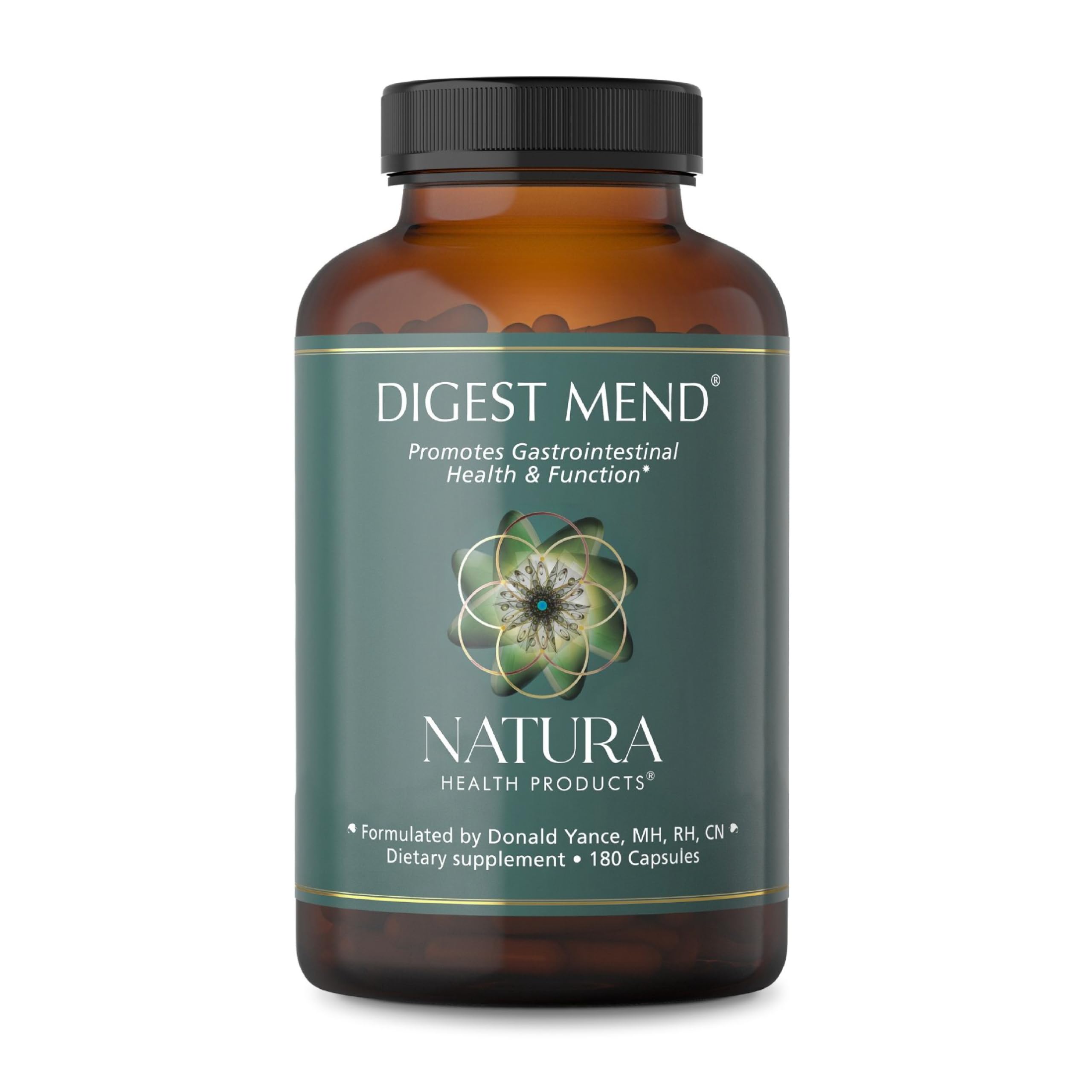 Natura Health Products Digest Mend Supplement - Encourages Healthy gastric microboime* - Featuring Deglycyrrhizinated Licorice (DGL), Aloe Vera, Marshmallow, Mastic Gum, & Chamomile (180 Capsules) Natura Health Products uk supplements
