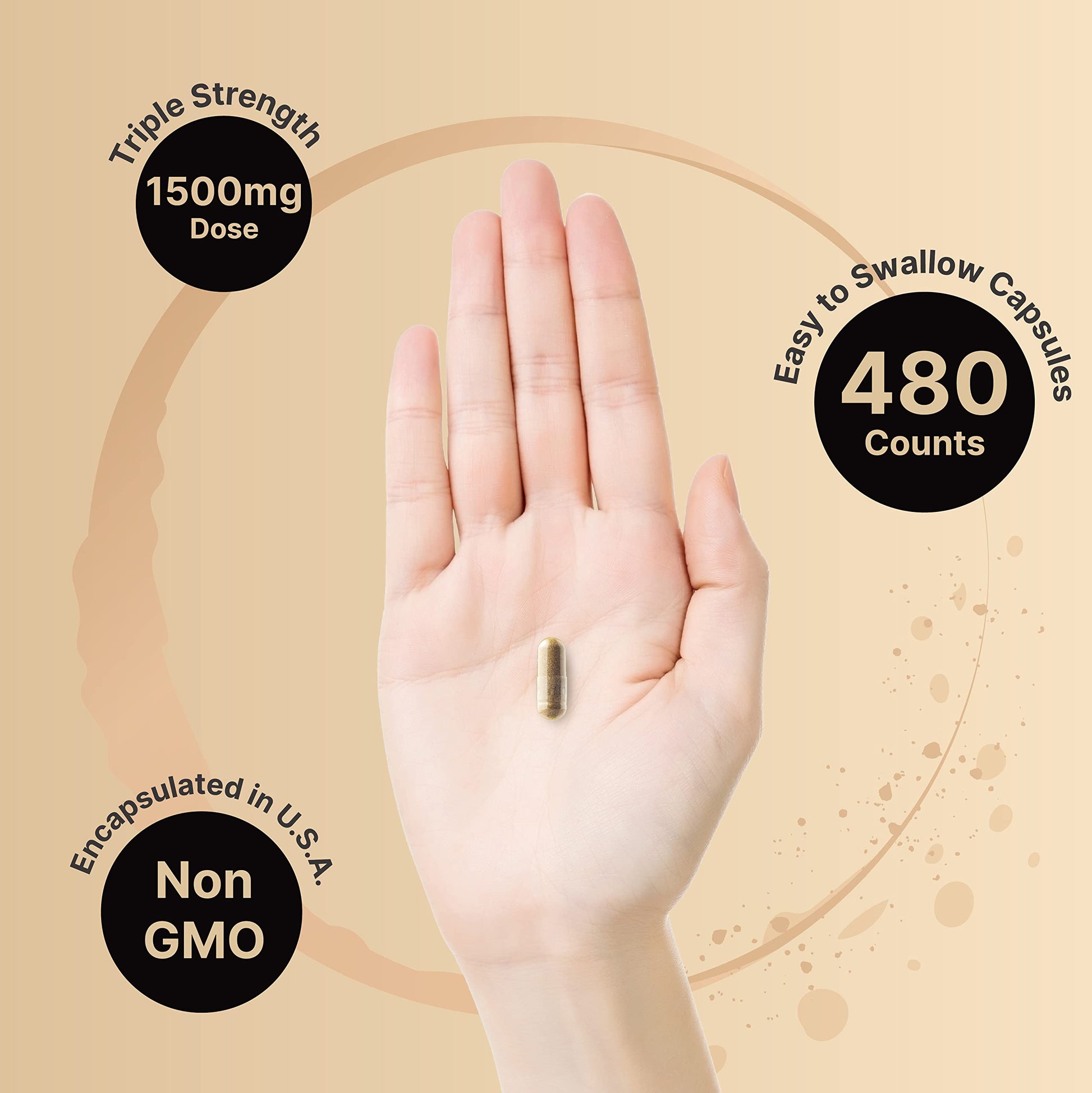 2 Pack NatureBell Mucuna Pruriens Capsules, 1500mg Per Serving, Made with Mucuna NatureBell uk supplements