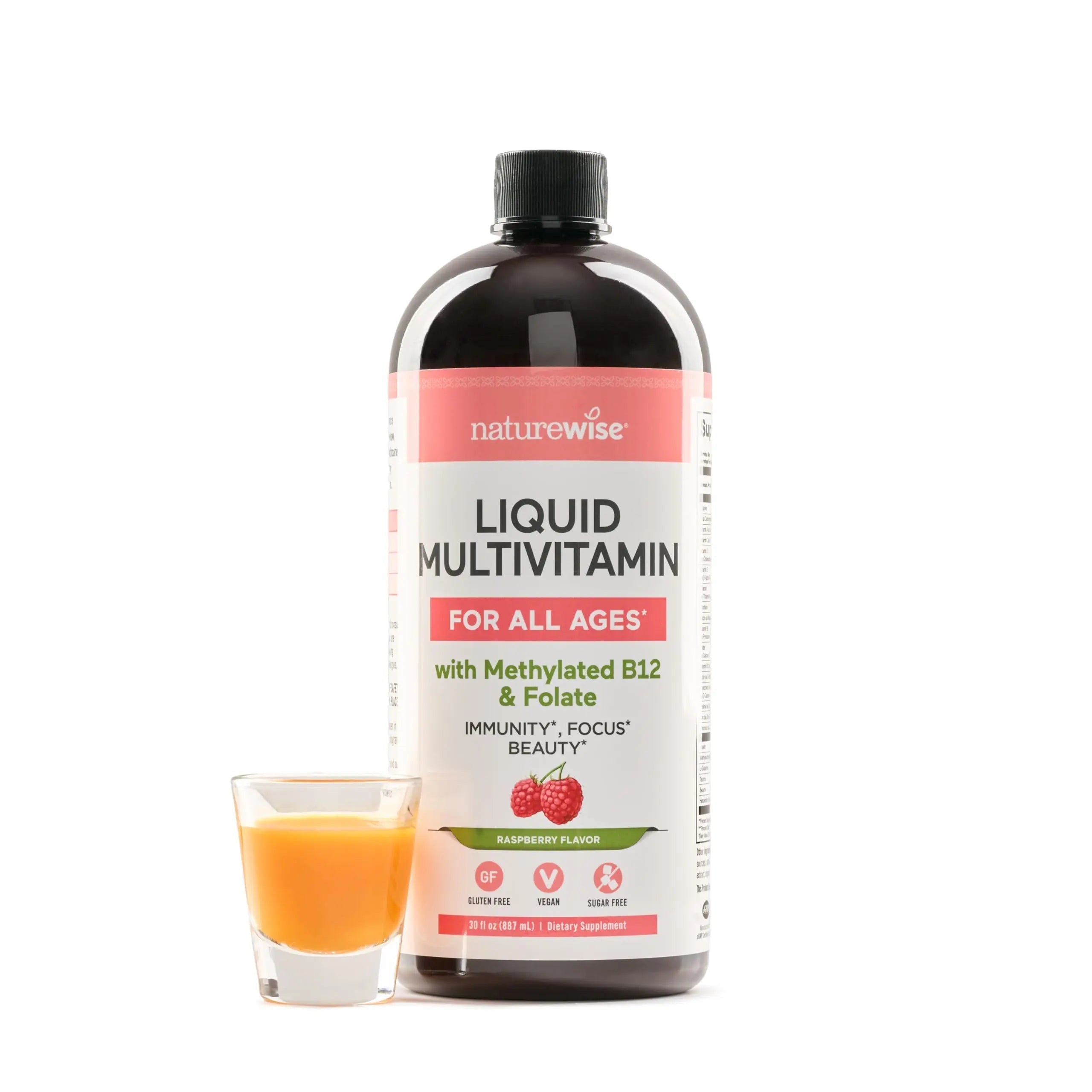 NatureWise Liquid Multivitamin for Women, Men of All Ages - Sugar Free, Vegan - Vitamins for Energy Levels, Beauty NatureWise uk supplements