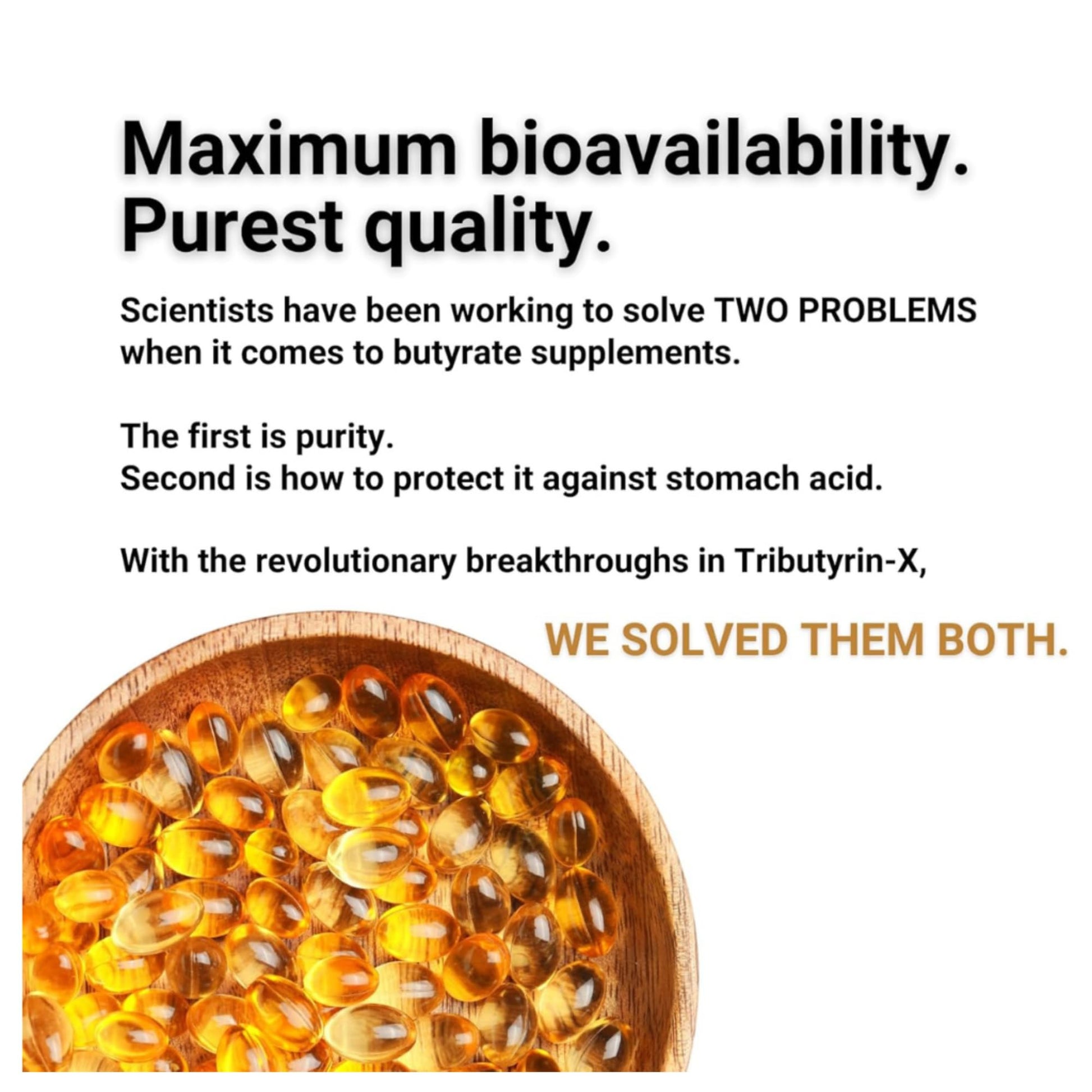 Healthy Gut Tributyrin-X | Most Bioavailable Butyrate Postbiotic for Gut Health & Leaky Gut Support | 99% Pure w/Zero Odor | 30 Softgels Healthy Gut uk supplements