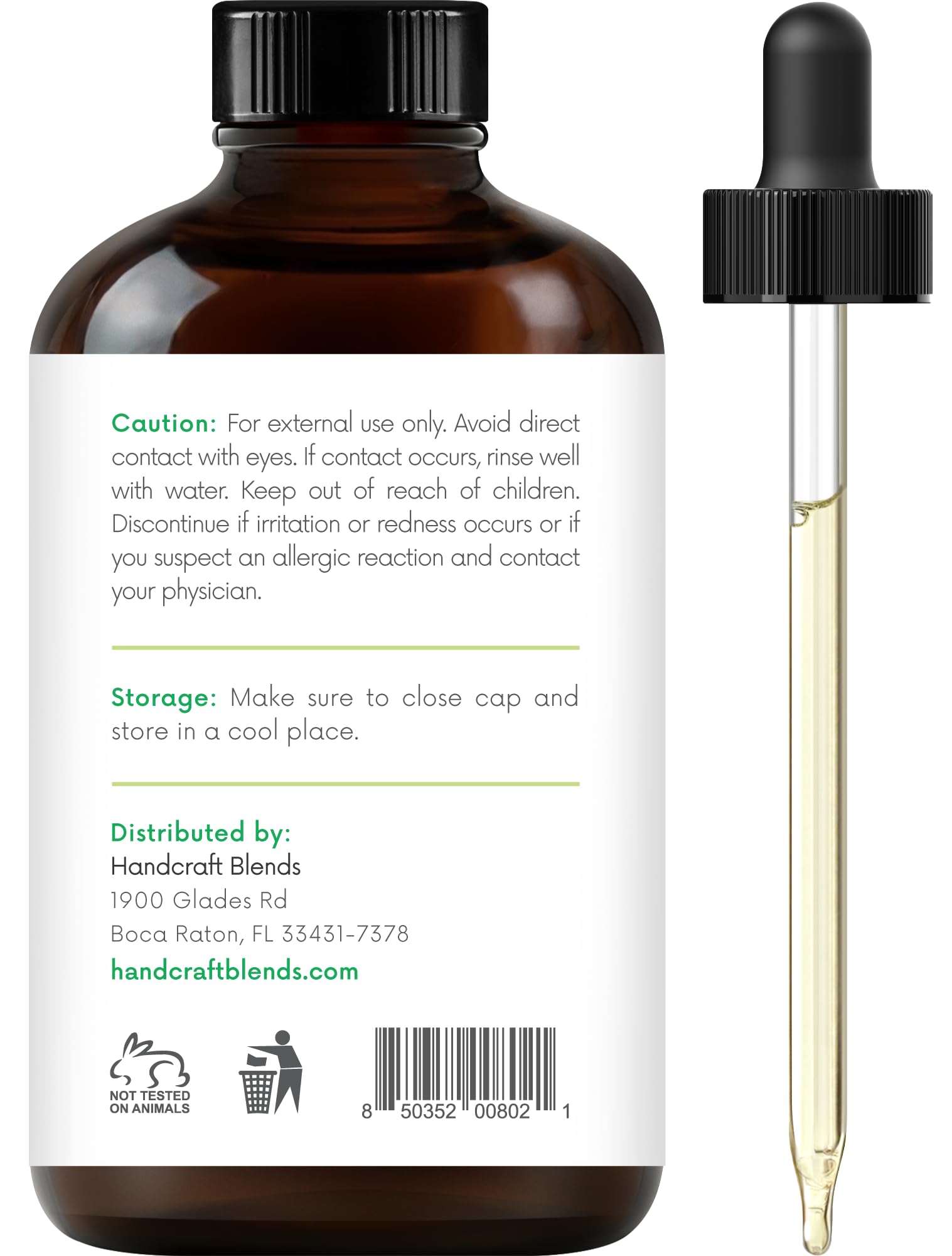 Handcraft Blends Peppermint Essential Oil - Huge 4 Fl Oz - 100% Pure and Natural - Premium Grade Handcraft Blends uk supplements