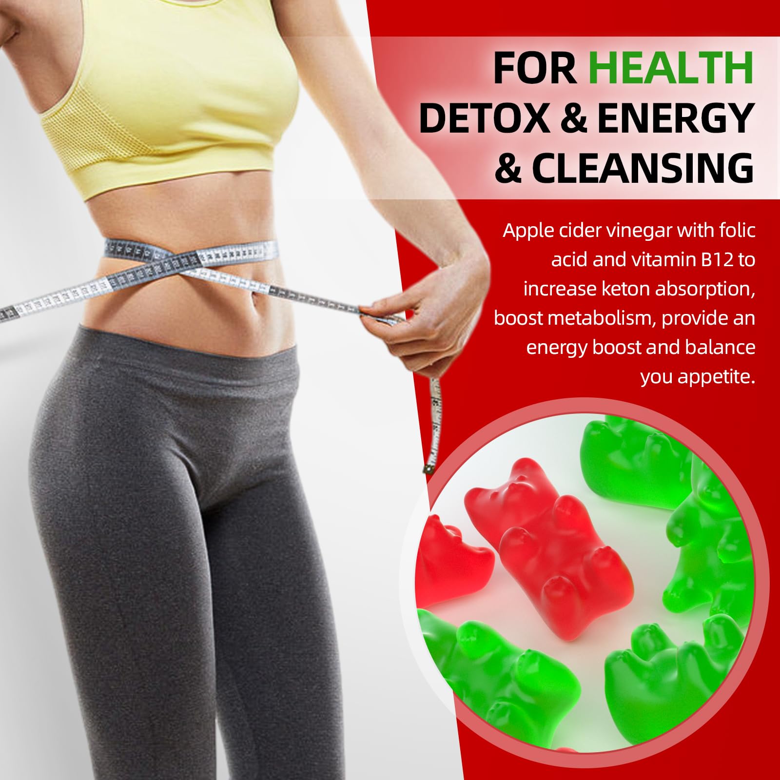 Keto ACV Gummies Advanced Weight Loss, 1000MG Apple Cider Vinegar Gummies Supple GrnLife uk supplements
