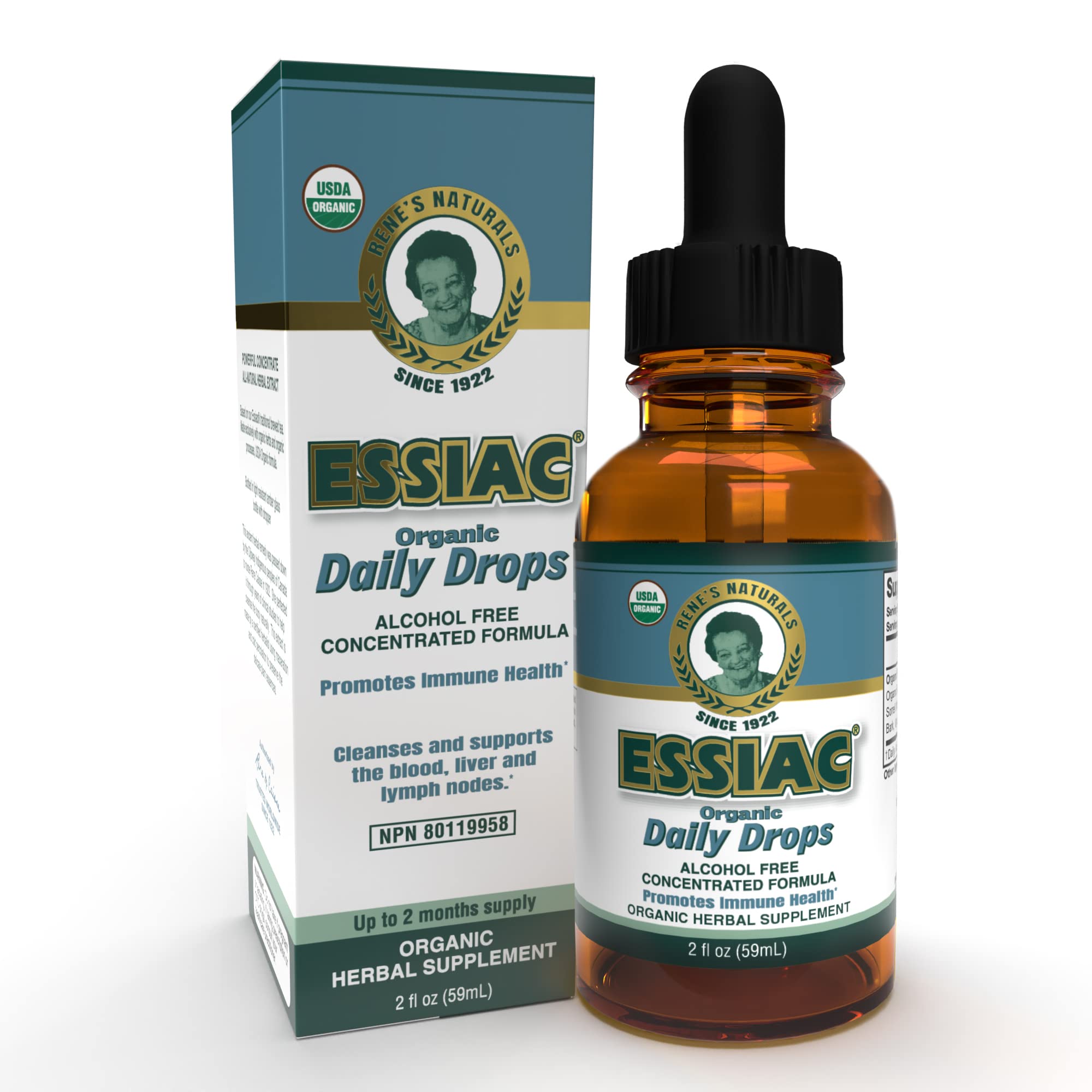 Essiac All-Natural Tea Powder & Organic Wild-Crafted Daily Drops | Detoxify Liver, Blood & Lymph Node Essiac uk supplements