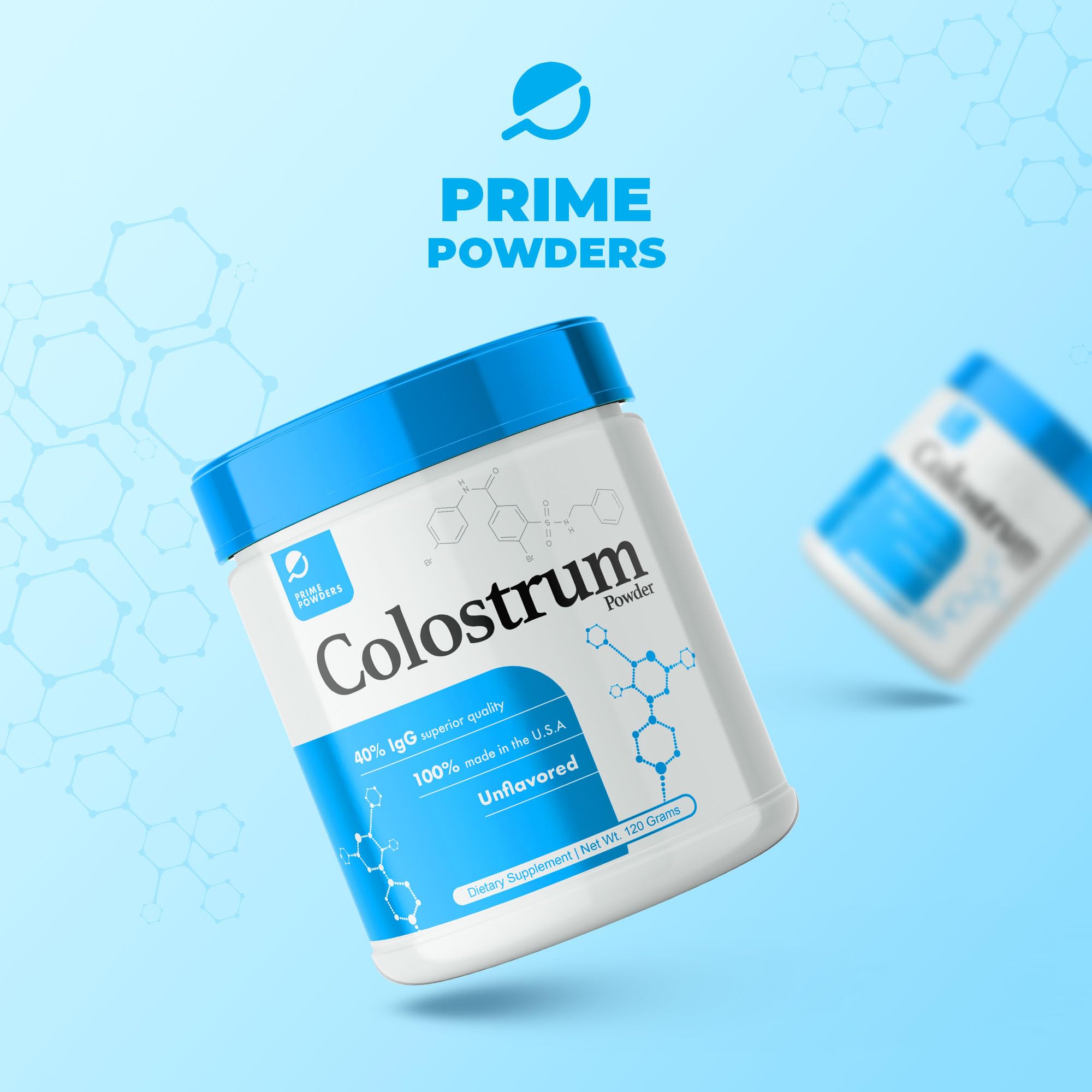 Prime Powders Colostrum Over 40% IgG, Grass Fed, Gut Health, Bloating Immunity Skin Prime Powders uk supplements