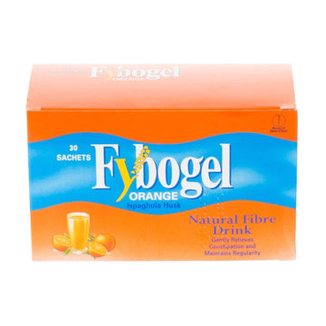 Fybogel Orange Sachets 2*30 (60) Sachets Fybogel uk supplements
