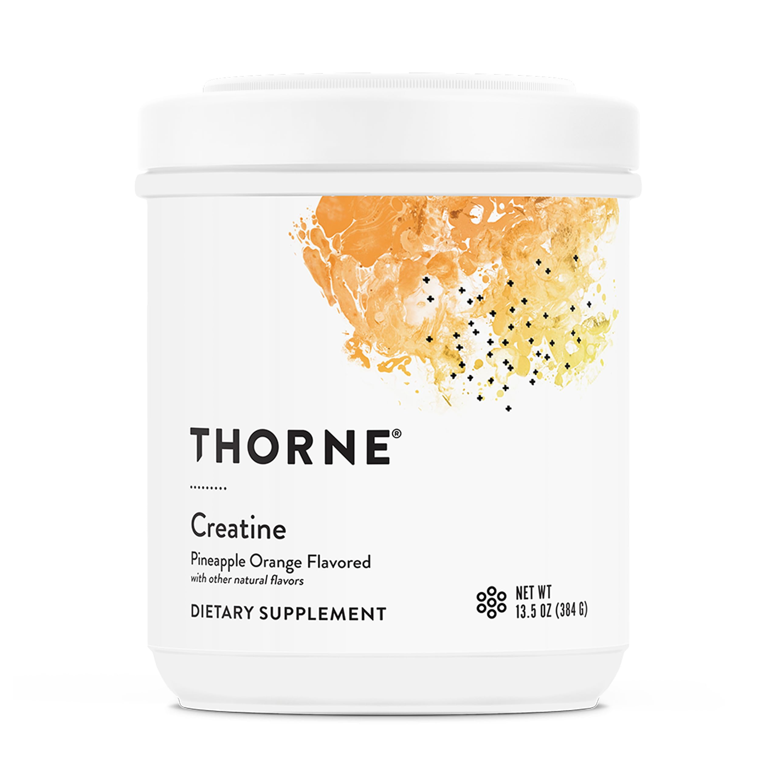 THORNE Creatine - Micronized Creatine Monohydrate Powder - Support for Muscles & Cognitive Function* - for Women & Men - Pineapple Orange - NSF Certified for Sport - 5 g per Serving - 60 Servings THORNE uk supplements