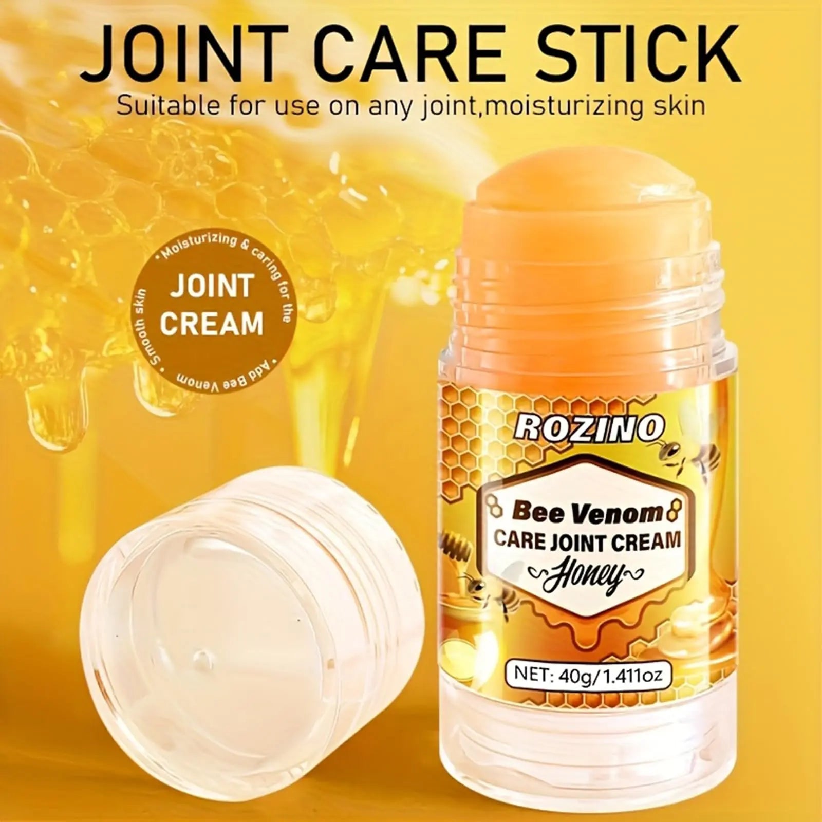 xiaoks 2PACK Bee Venom Care Joint Cream with Honey, 40g (1.411oz) - Natural Formula for Joint Comfort, Easy Application, Lightweight & Non - Greasy, Supports Joints with Daily Wear and Tear (2) xiaoks uk supplements