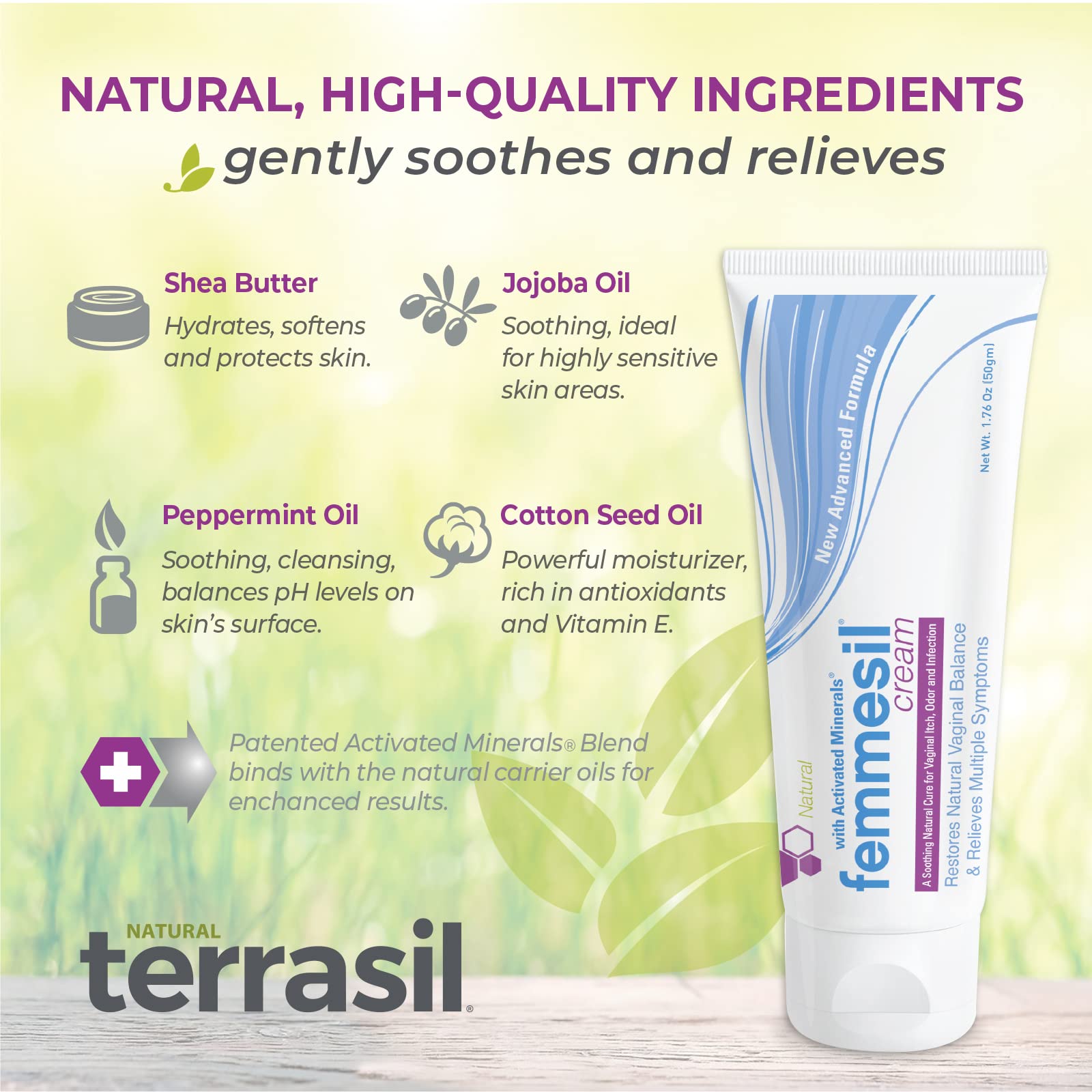 Femmesil Feminine Care Vaginal Health Antifungal Cream for Relief from Yeast Infection, Vaginal Itch & Irritation Aidance uk supplements